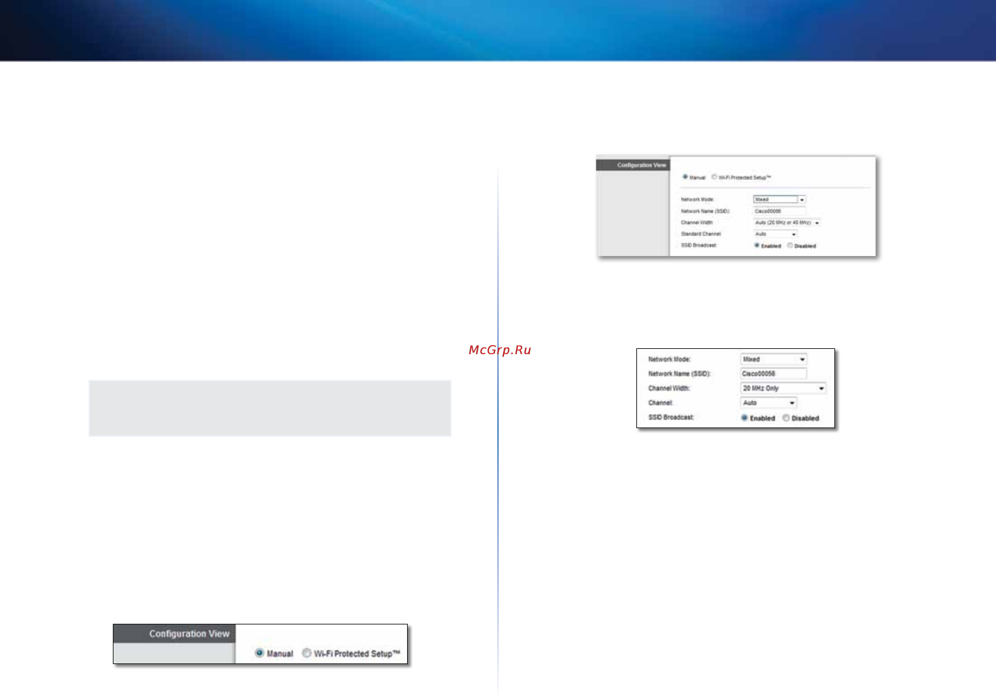 Linksys X3000 [230/291] Manual setup konfiguracja ręczna