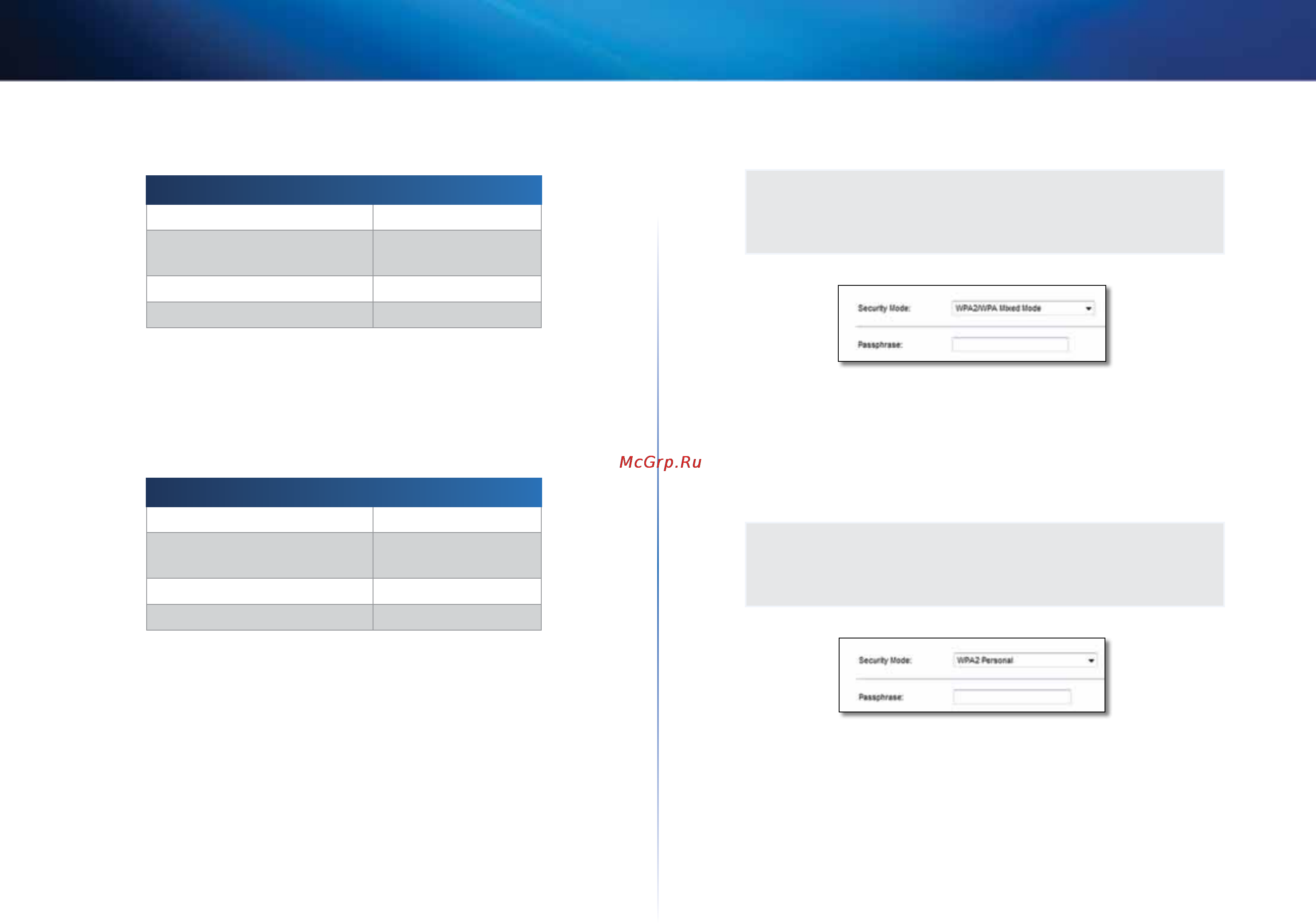 Linksys X3000 [282/291] ต วเล อกส วนบ คคล