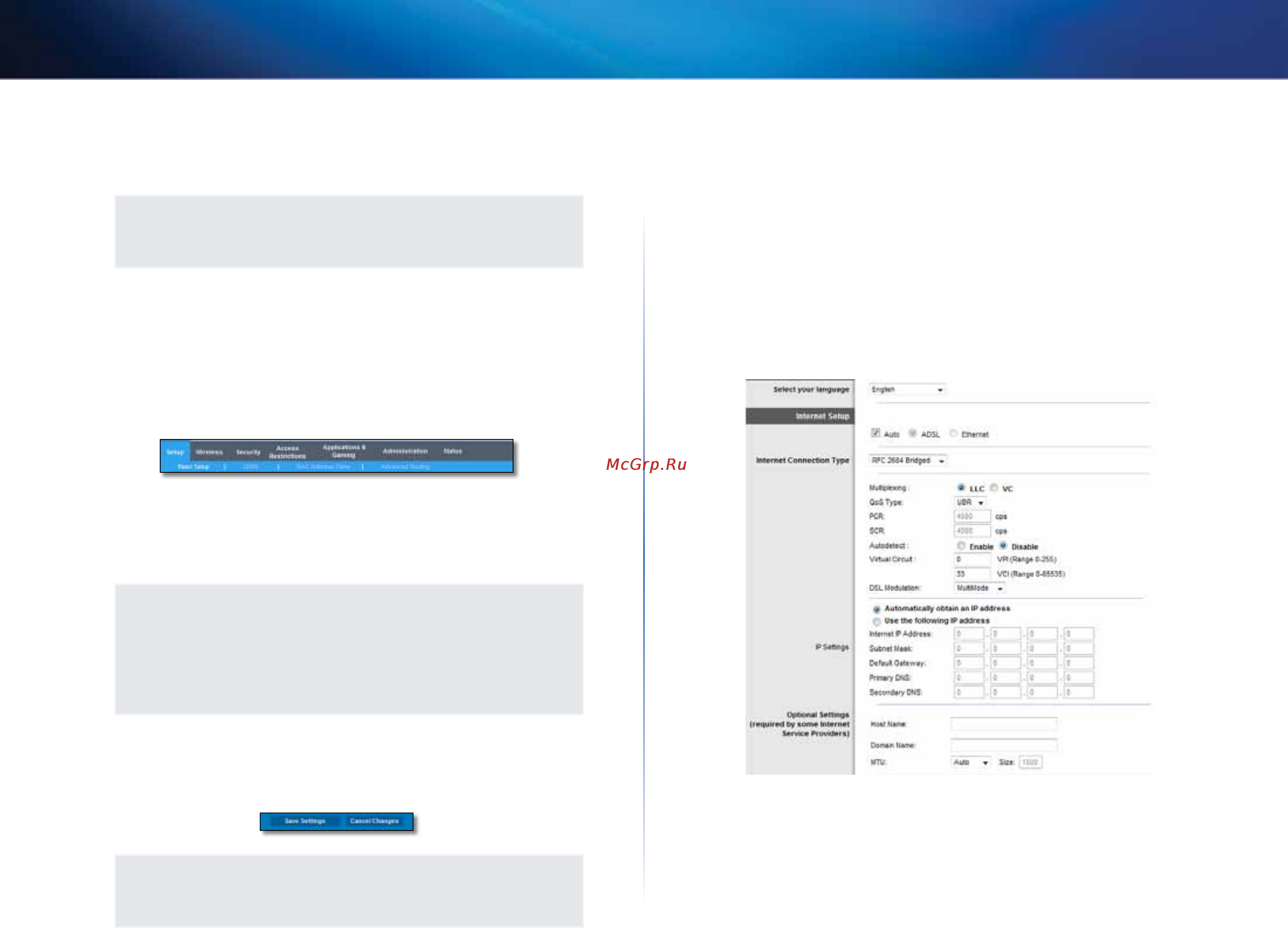 Linksys X3000 [67/291] Utilisation de l utilitaire web