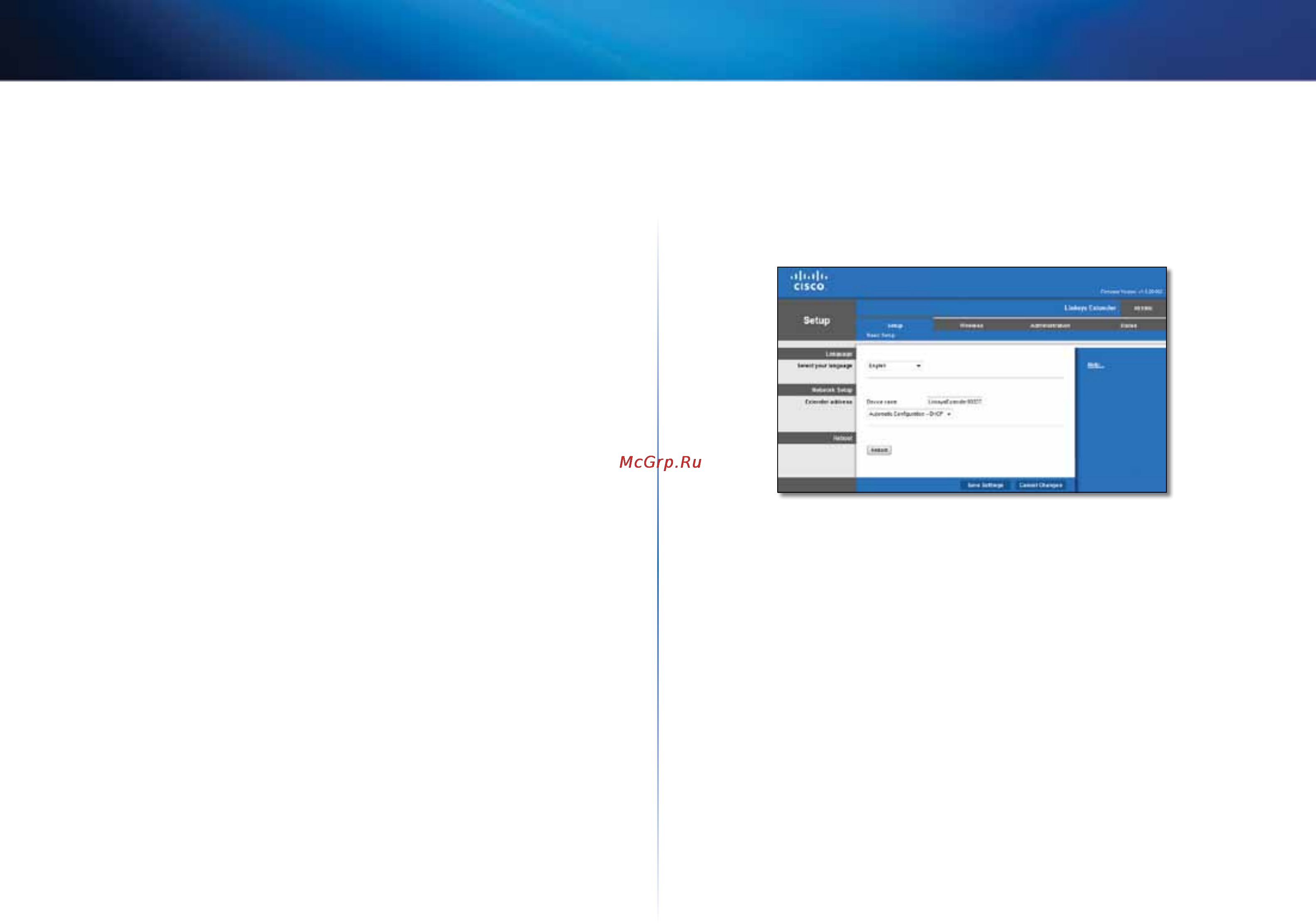 Linksys RE1000 [156/414] Amplificateur de signal re1000