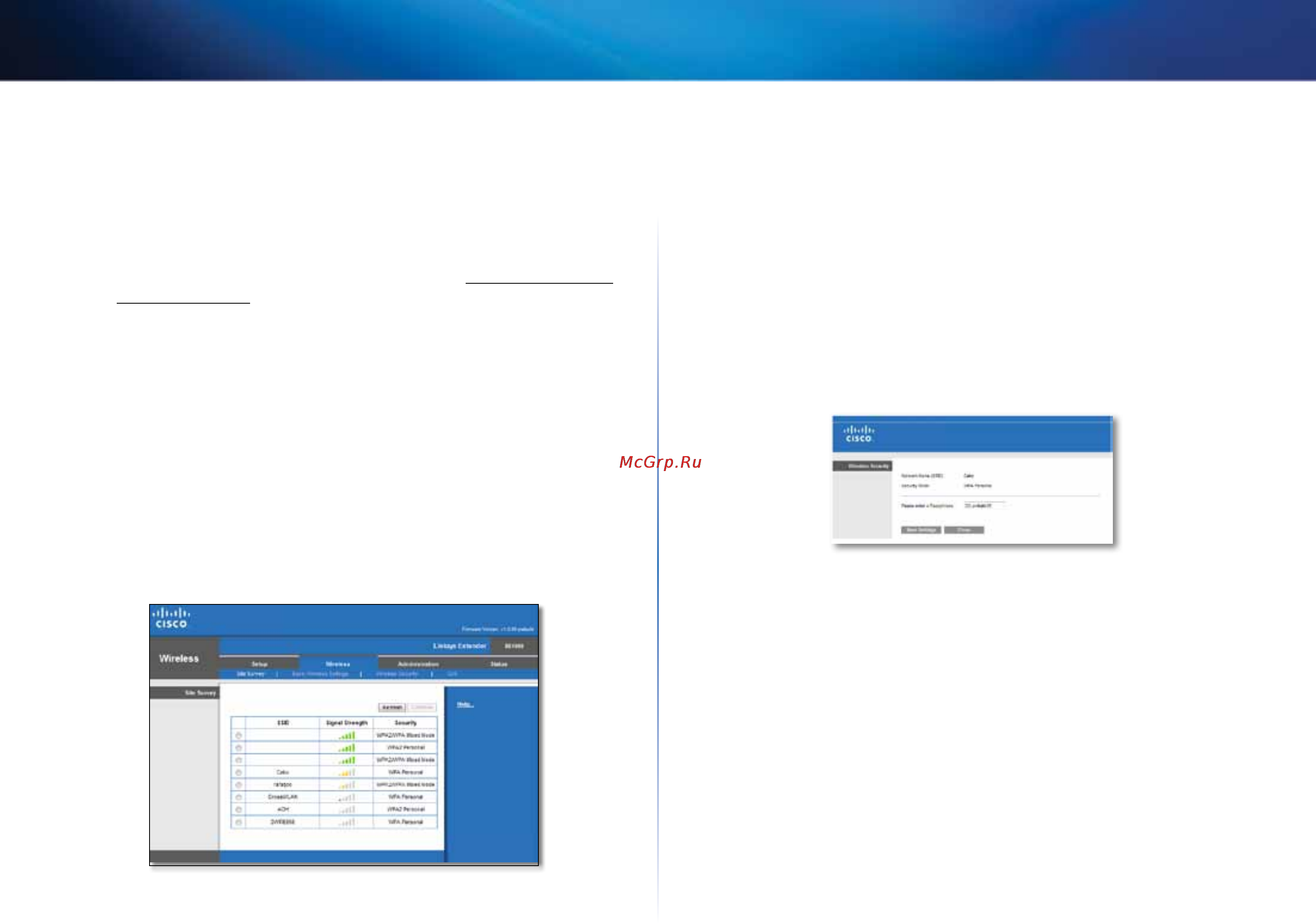 Linksys RE1000 [219/414] Utilizzo di site survey ricerca sito