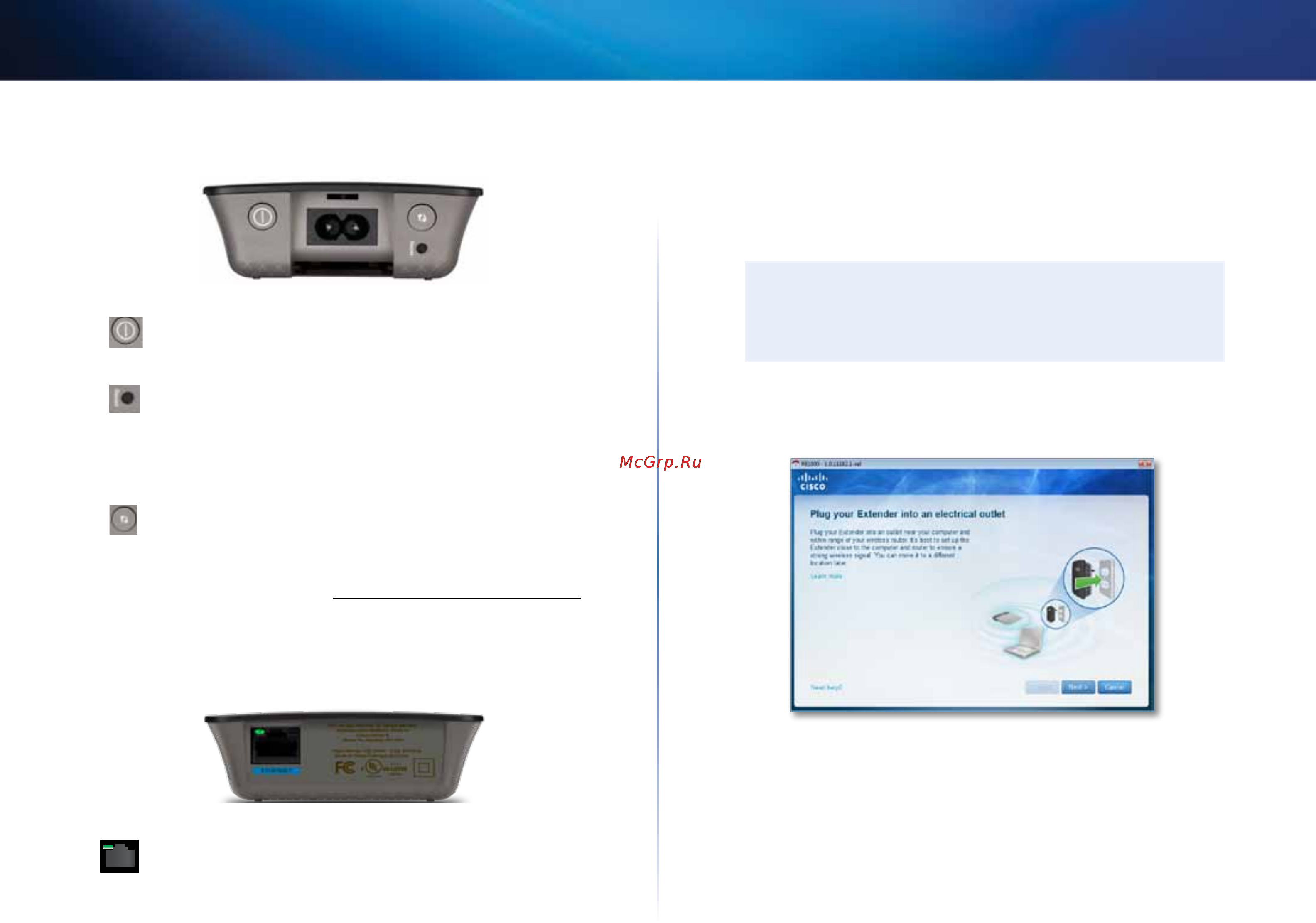 Linksys RE1000 [227/414] De range extender installeren