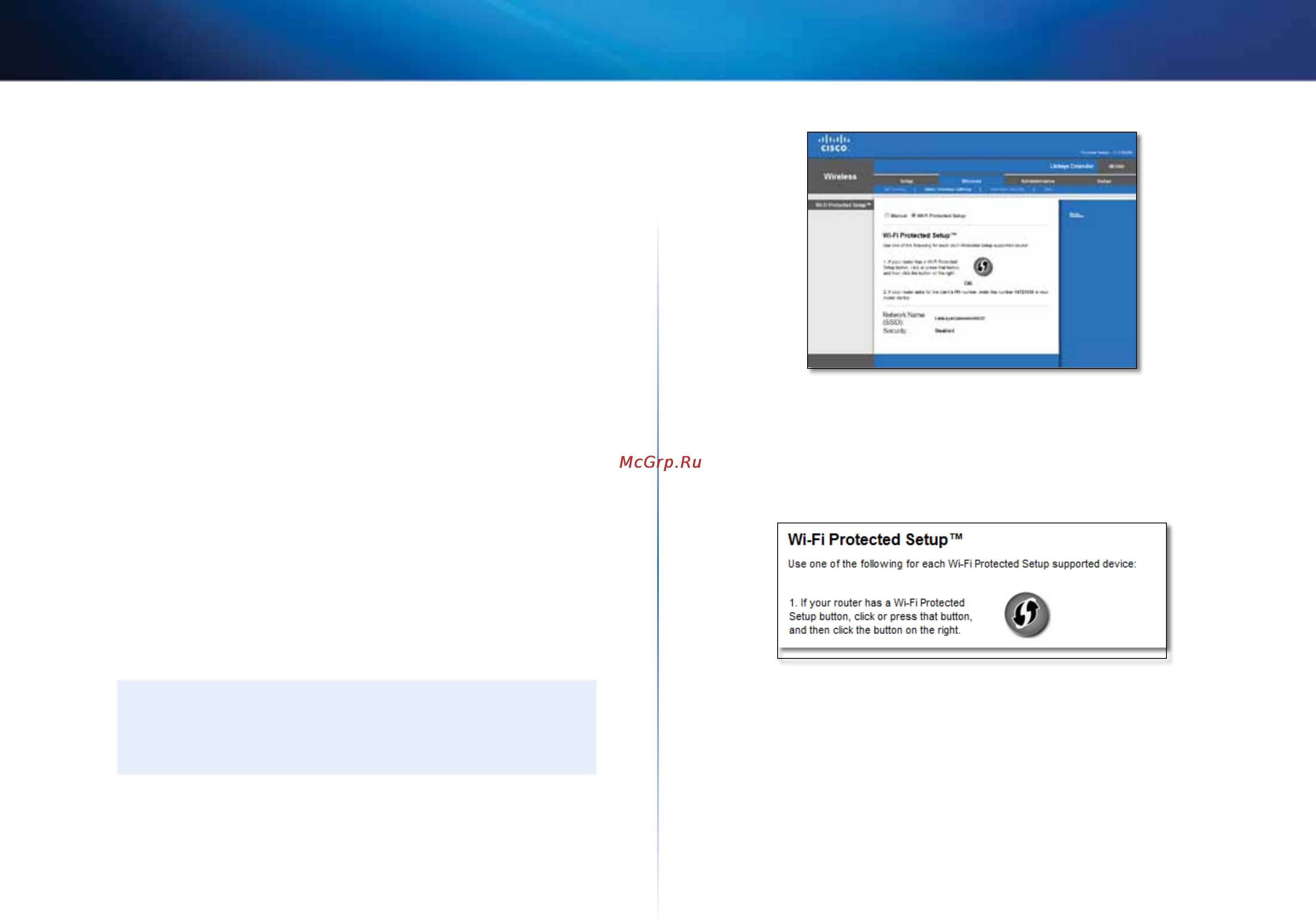 Linksys RE1000 [291/414] Usar a wi fi protected setup button configuração protegida por wi fi