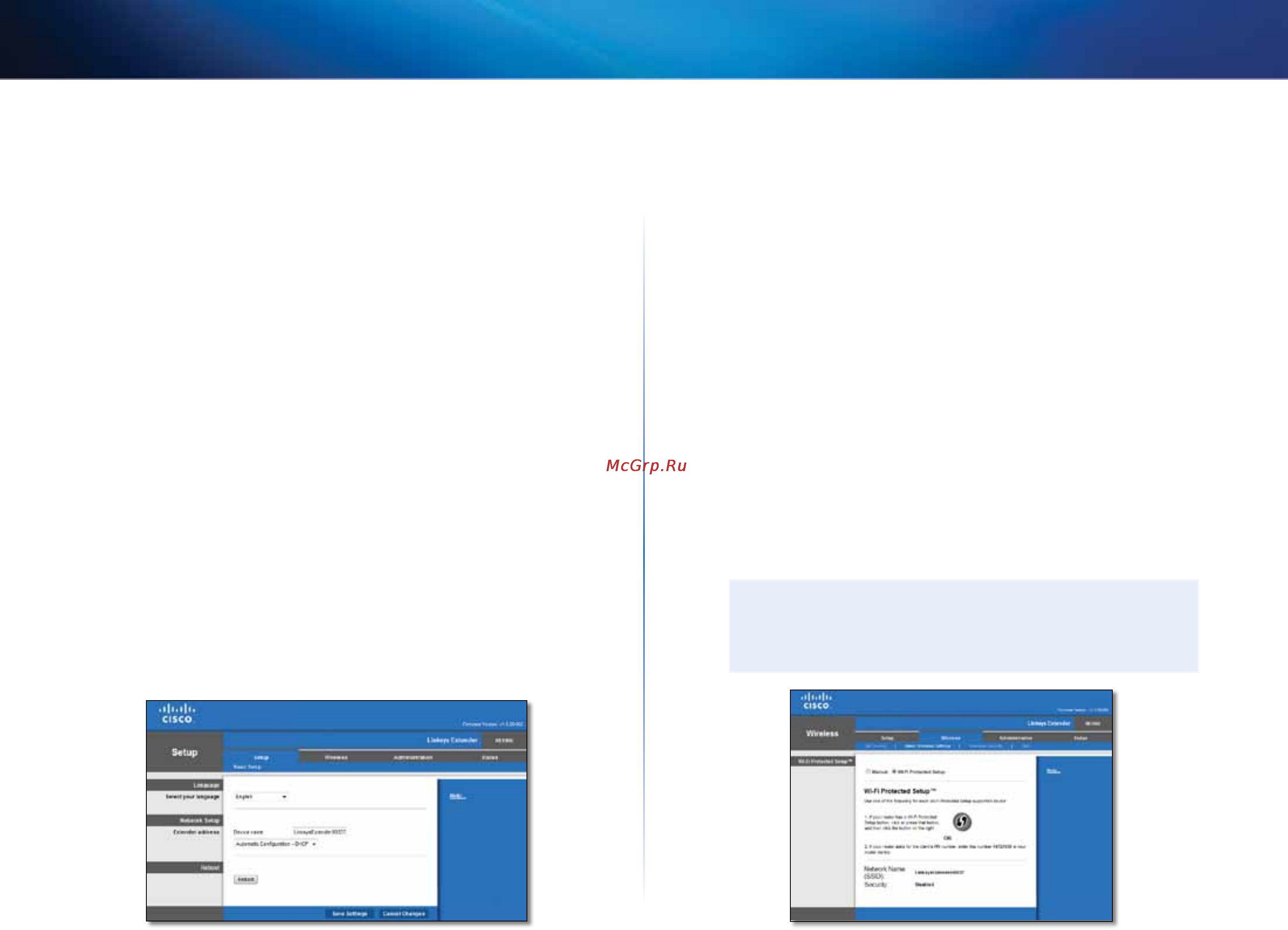 Linksys RE1000 [363/414] กำรใช wi fi protected setup