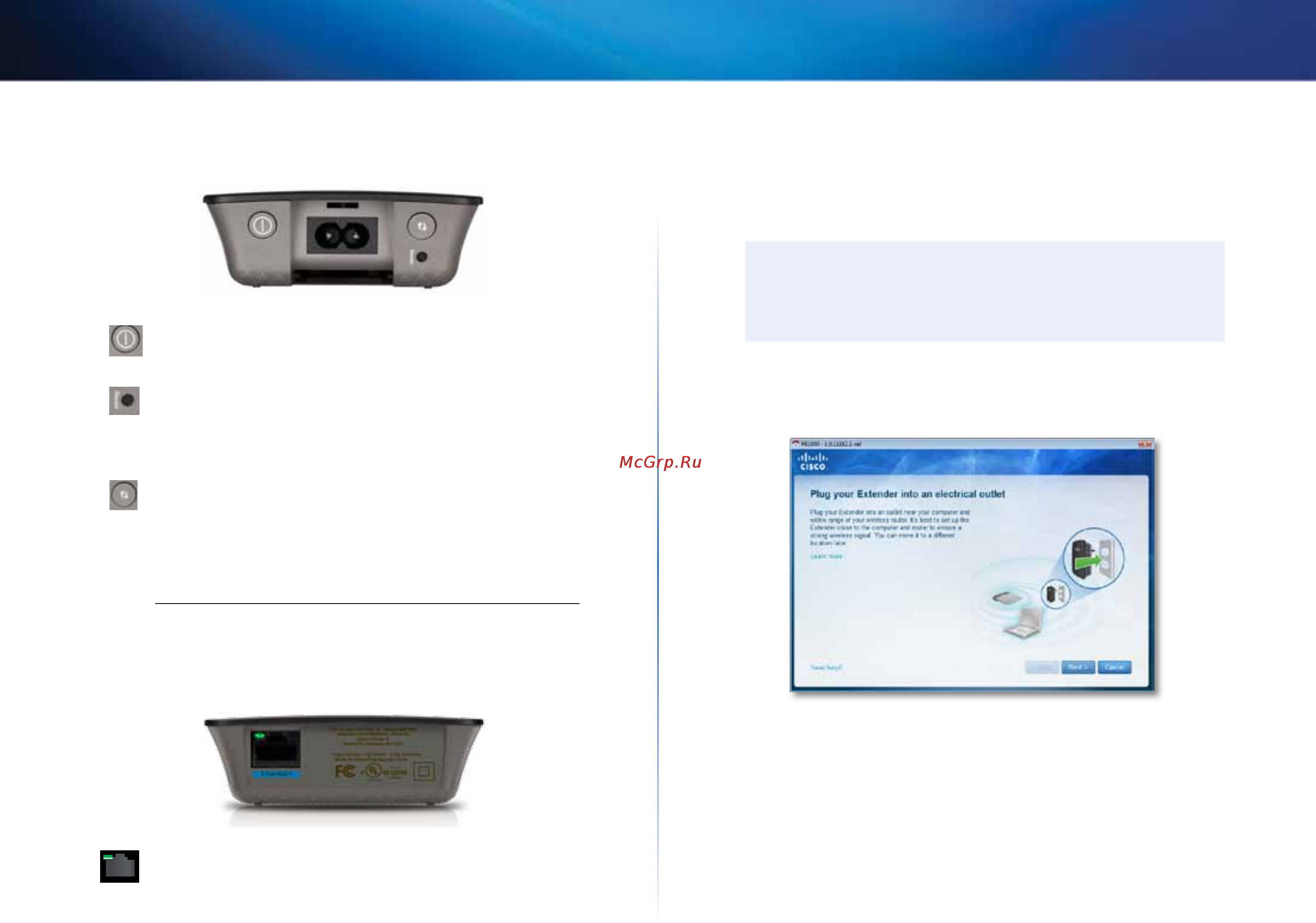 Linksys RE1000 [48/414] Sådan installerer du extenderen