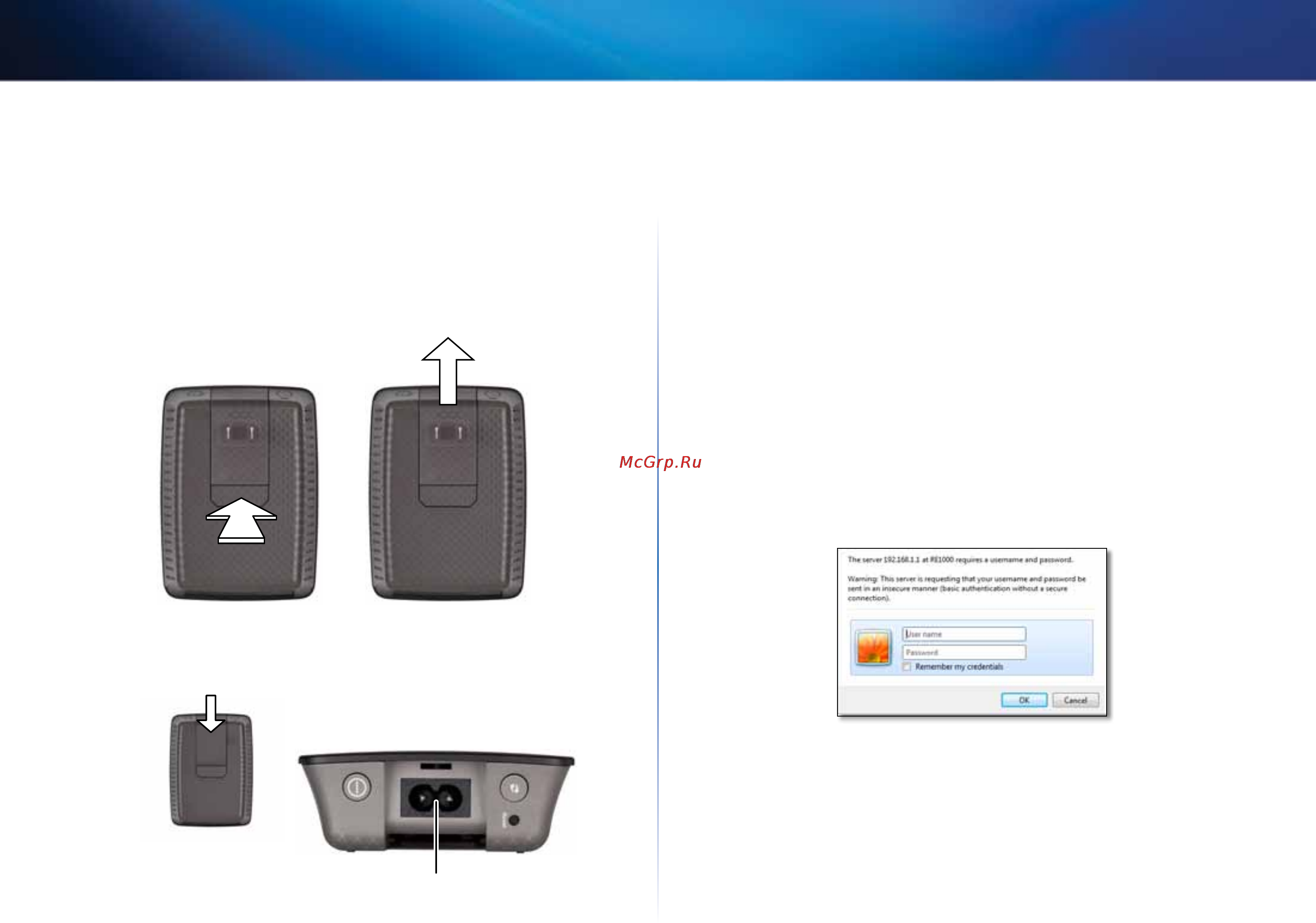 Linksys RE1000 [64/414] So ändern sie die steckerkonfiguration