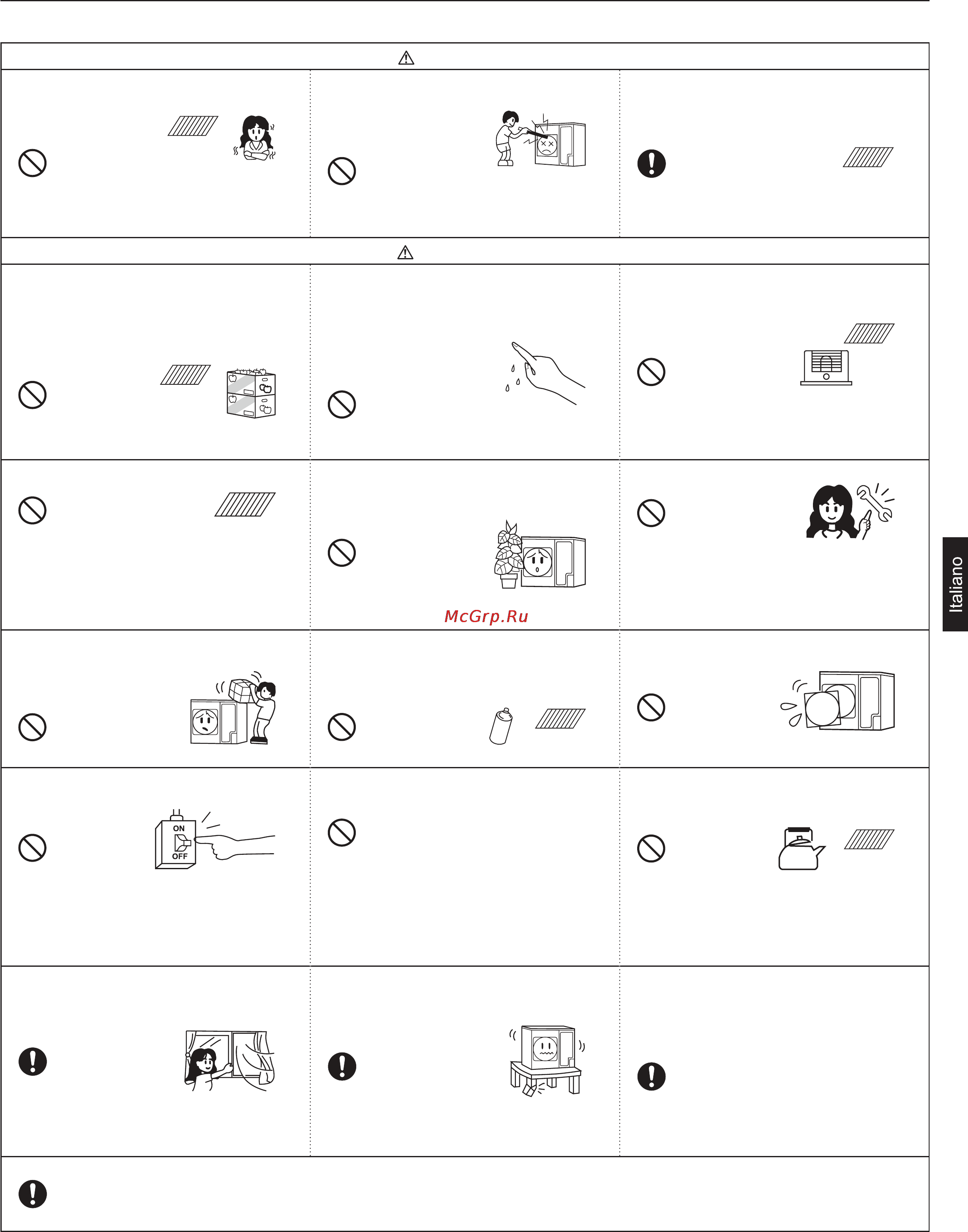 Haier AD24SS1ERA+1U24GS1ERA [55/122] Precauzioni di sicurezza