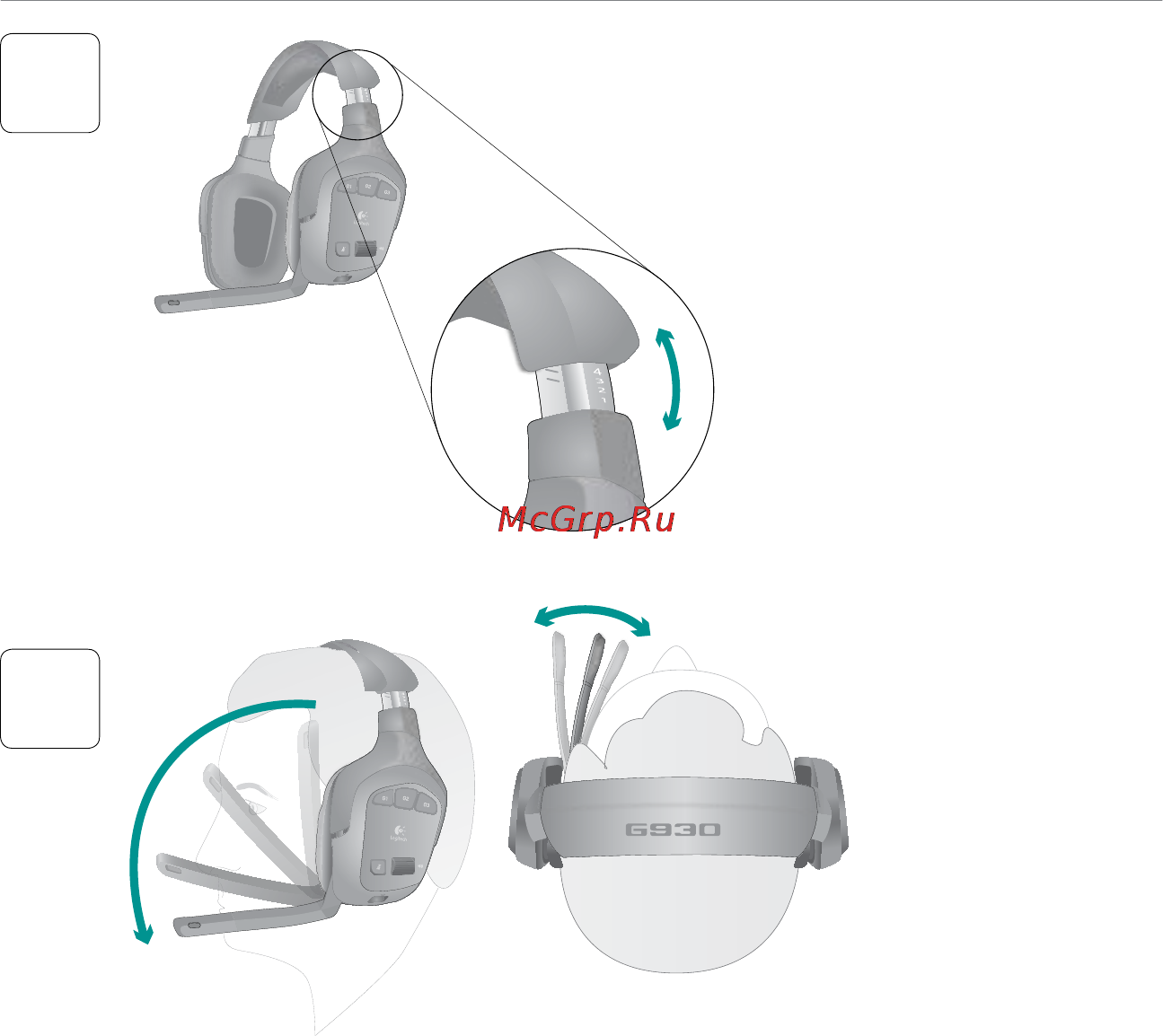 Logitech G930 Wireless Gaming Headset Инструкция по эксплуатации онлайн [104/120] 46281
