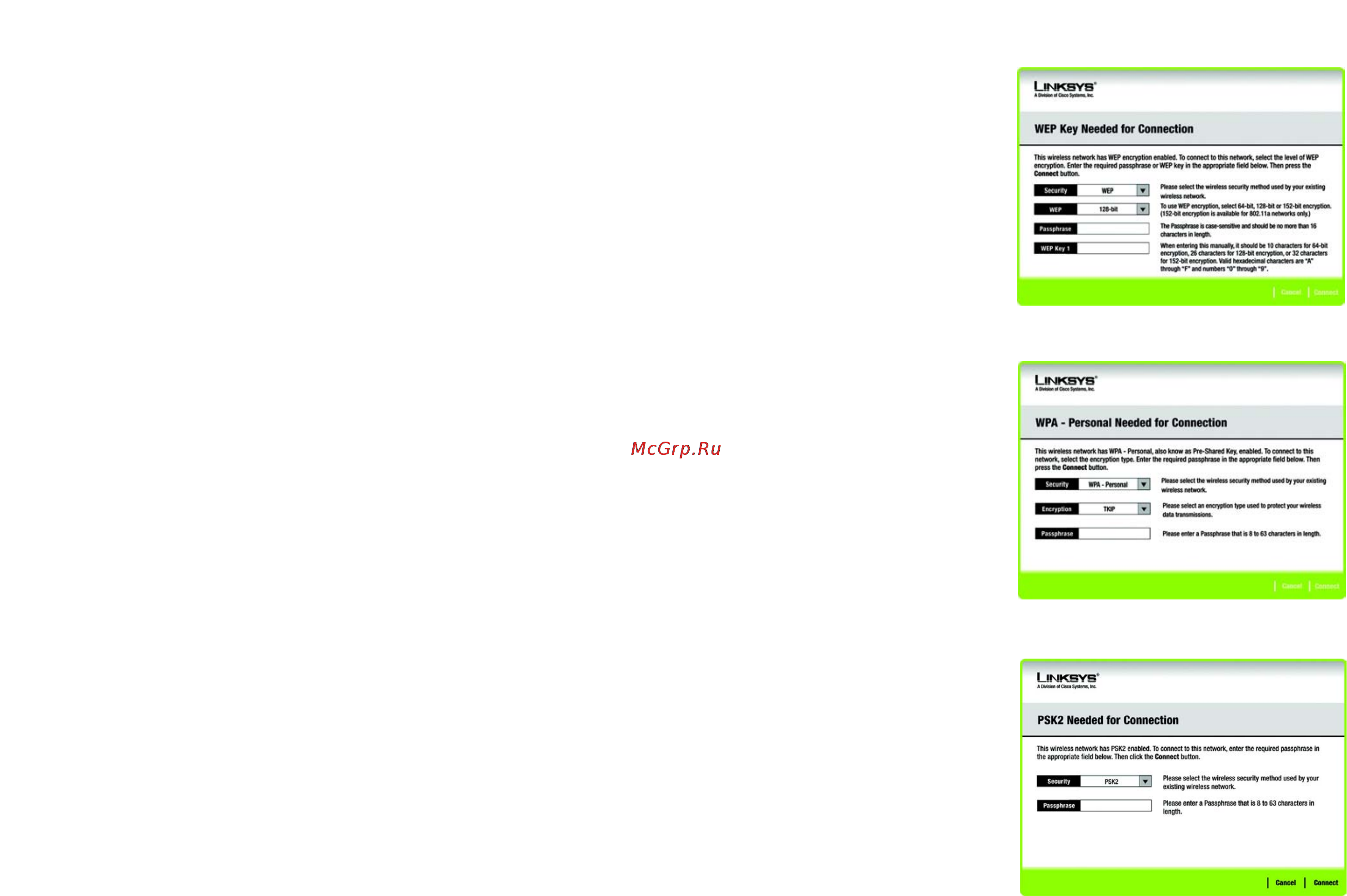 Linksys WPC54GR [158/198] Site survey recherche de site