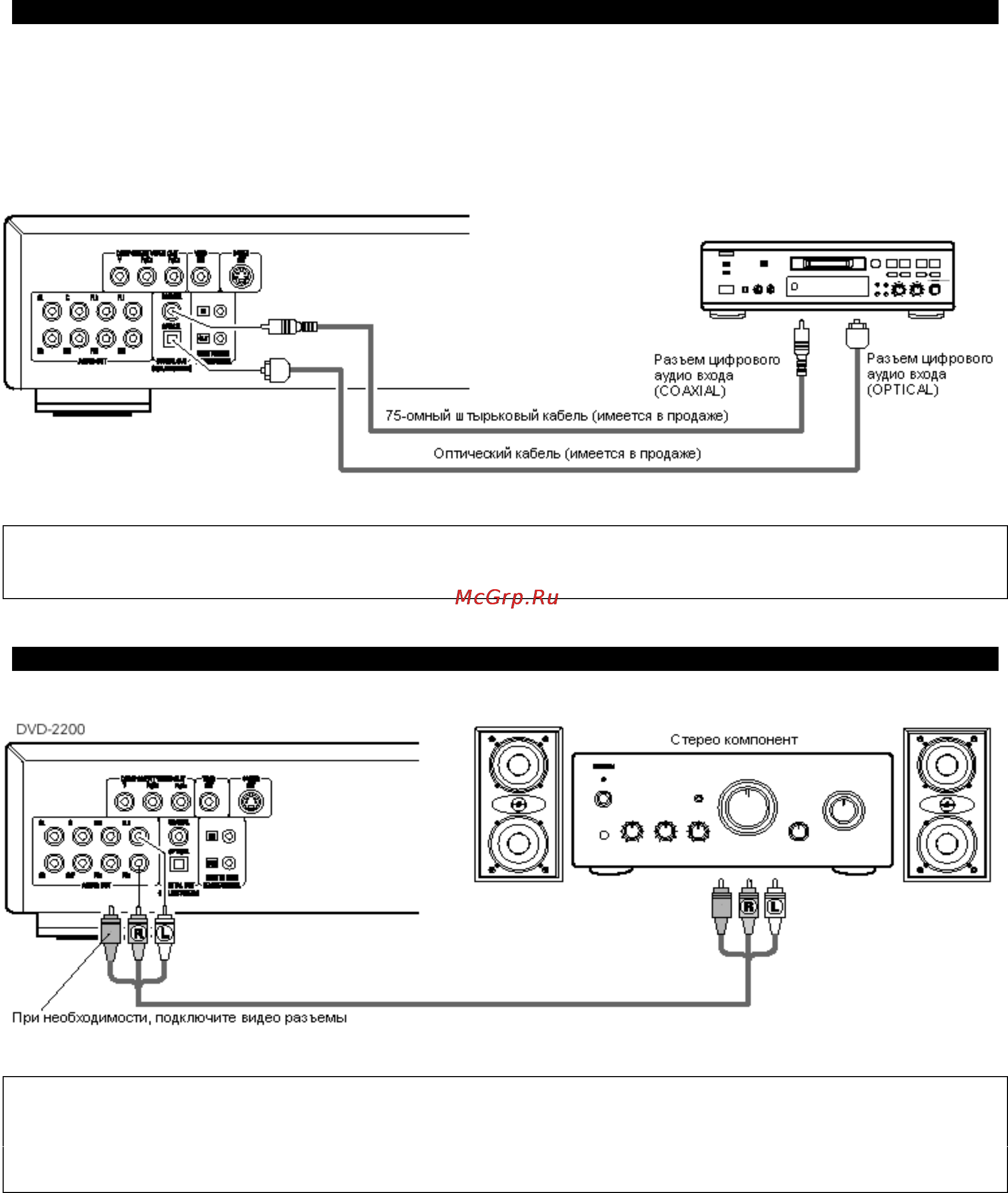 Denon DVD-2200 [13/34] 5 подключение к цифровому записывающему устройству md рекордеру деке dat
