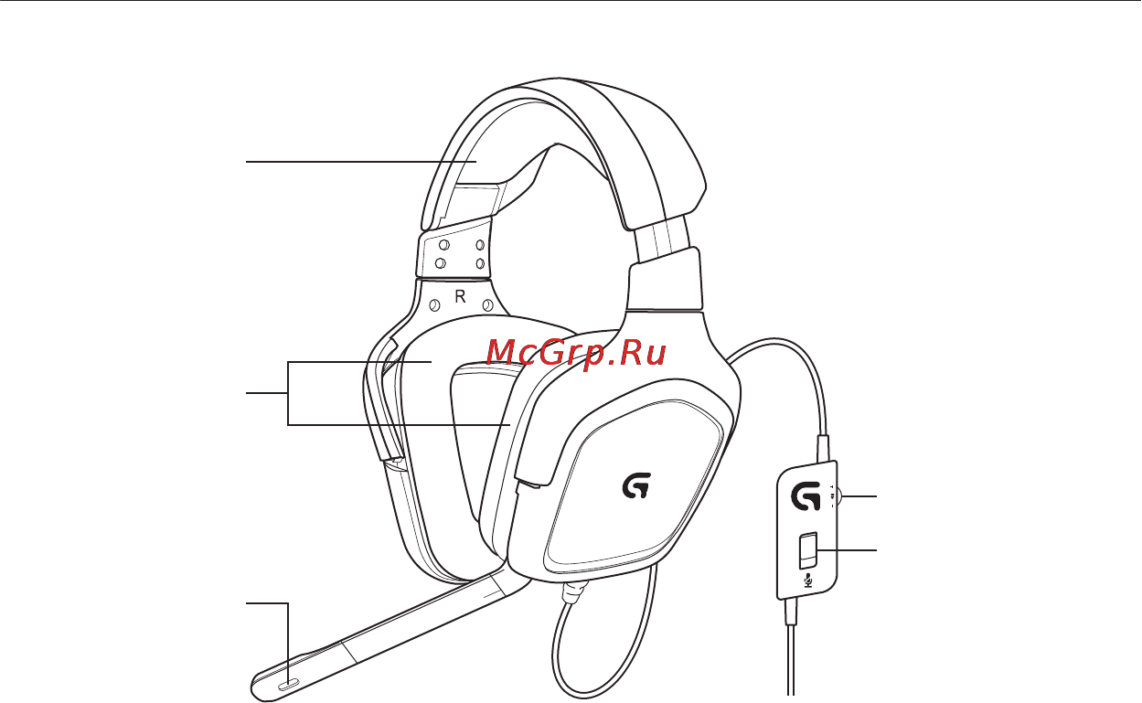 Logitech G230 Stereo Gaming Headset [27/36] Возможности