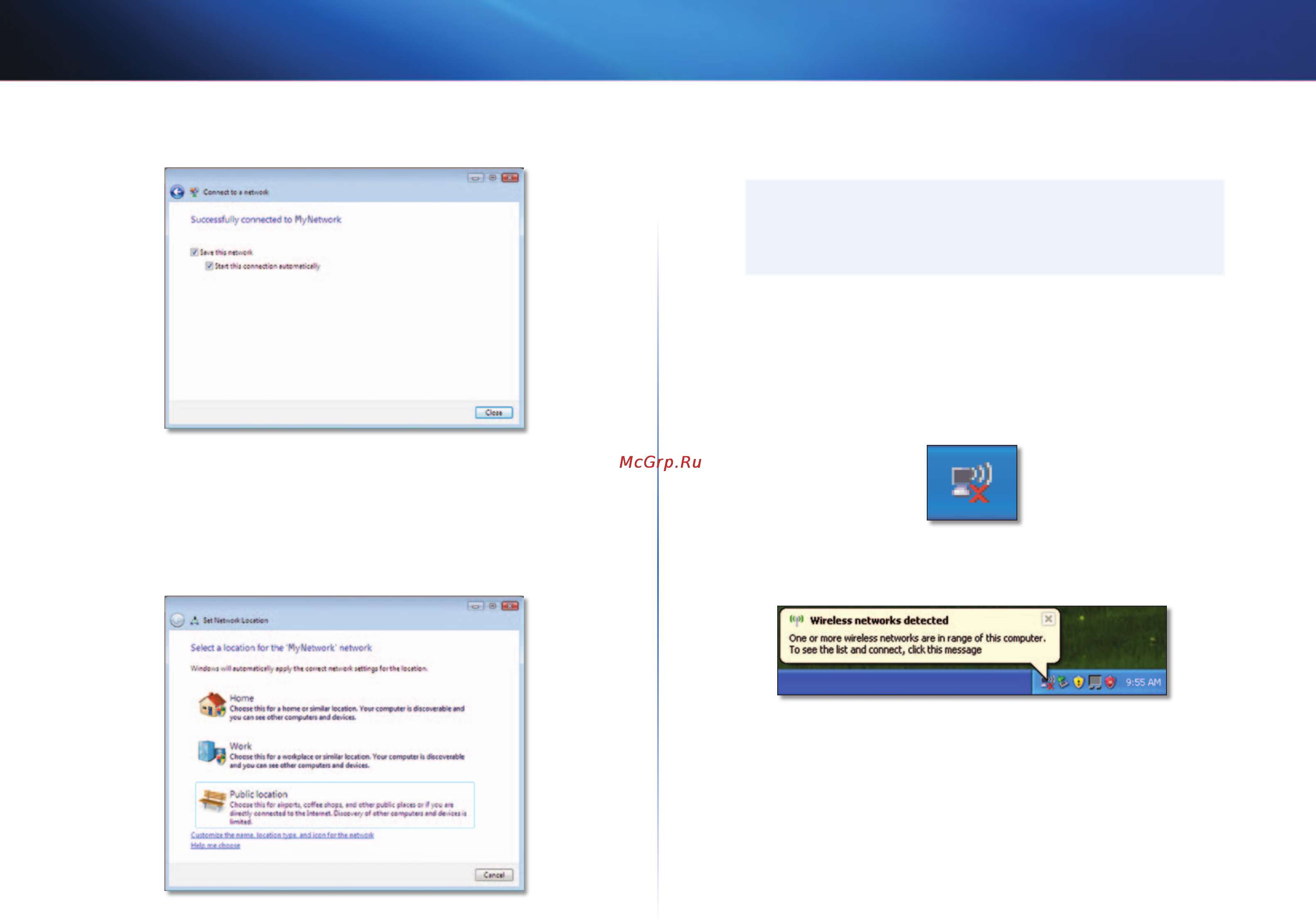 Linksys AE3000 [117/313] Configuration du réseau sans fil windows xp