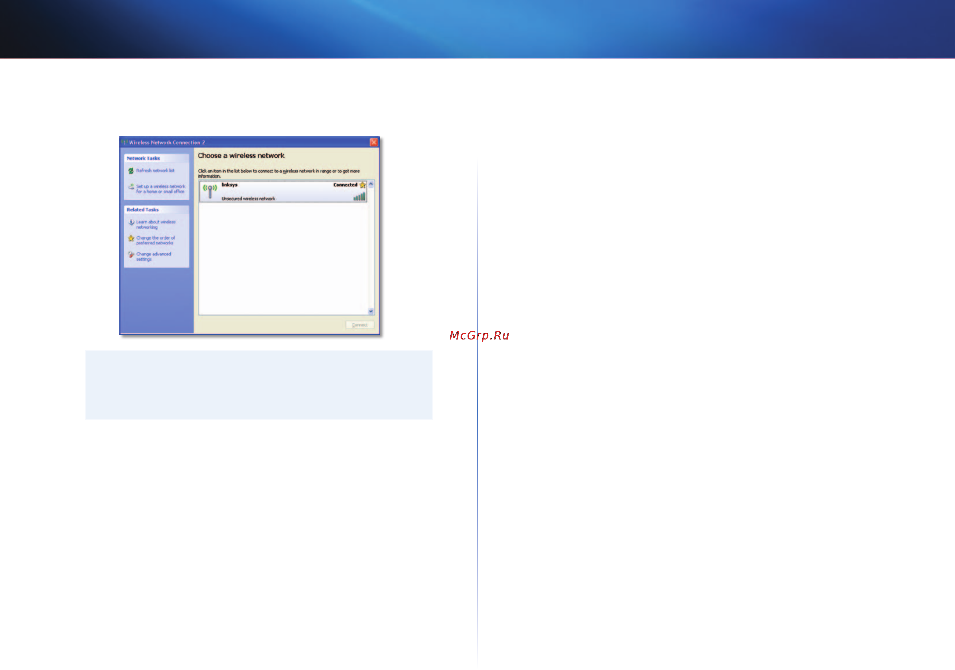Linksys AE3000 [119/313] Configuration du réseau sans fil windows xp