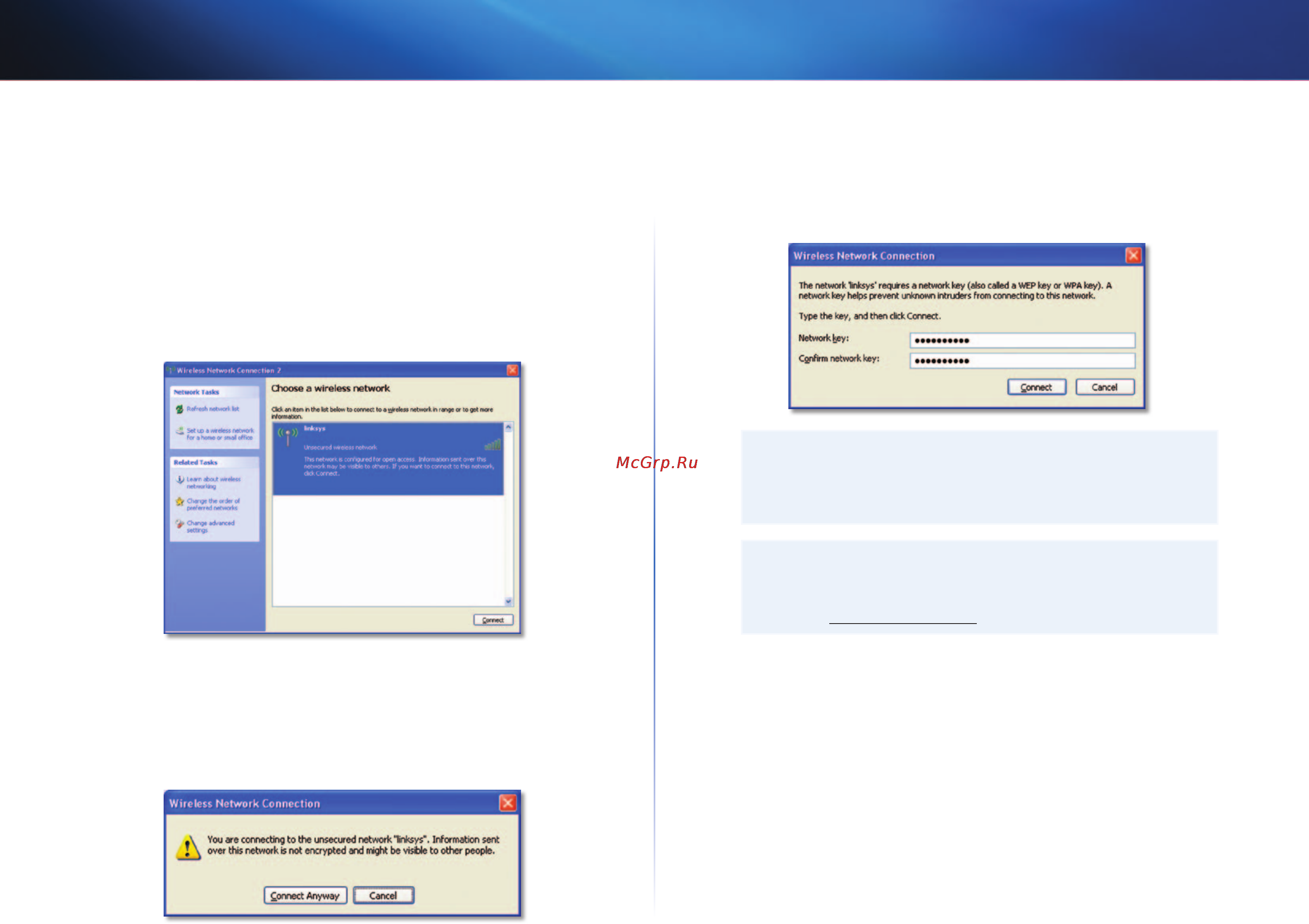Linksys AE3000 [166/313] Configurazione di rete wireless windows xp