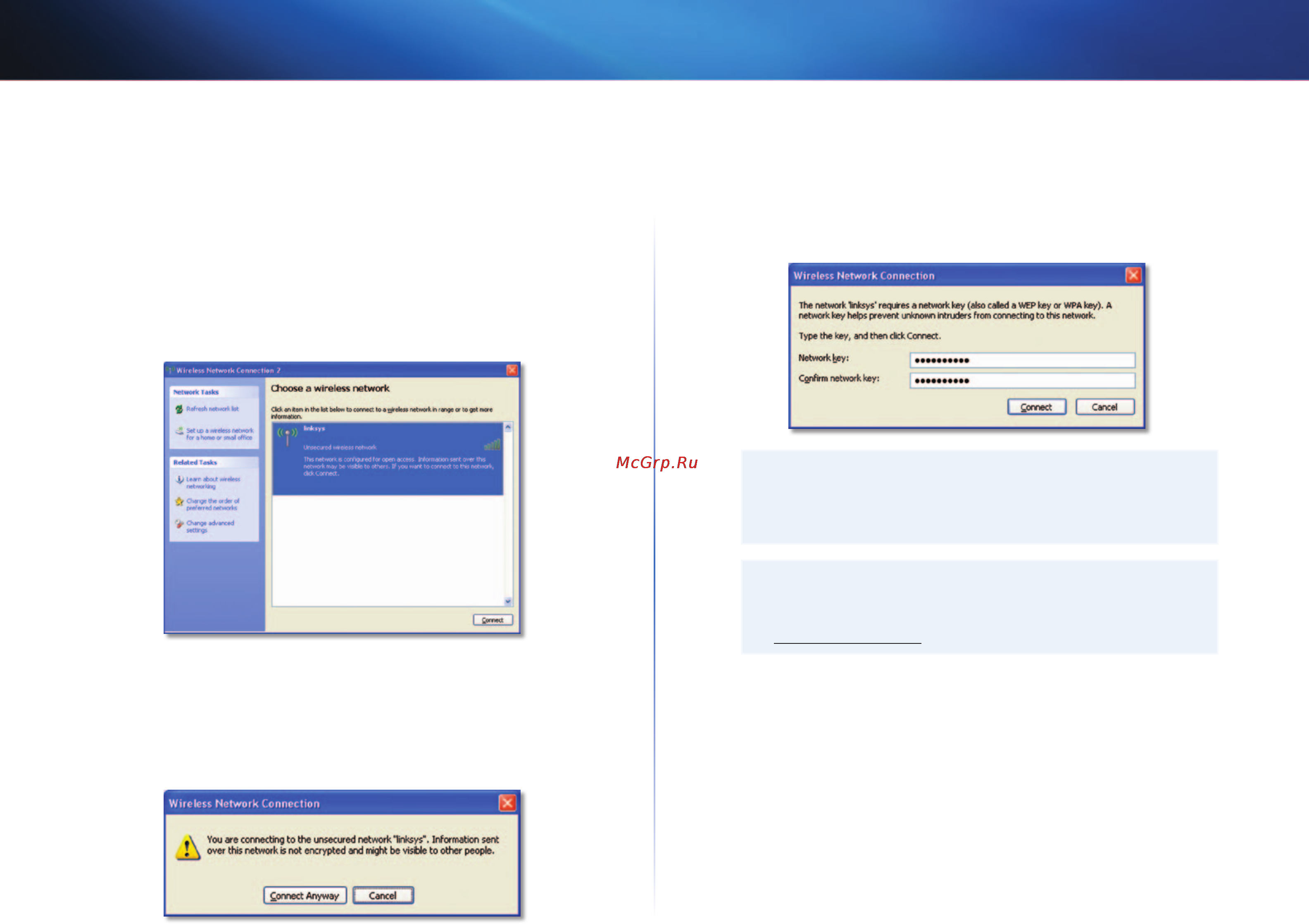 Linksys AE3000 [214/313] Configuração da rede sem fios windows xp