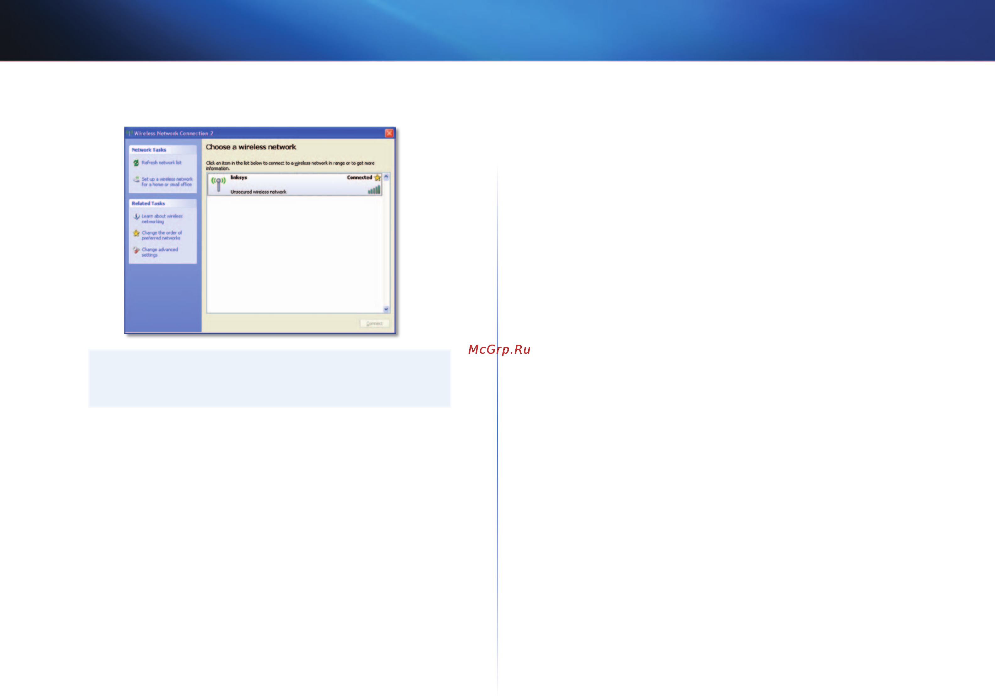 Linksys AE3000 [287/313] Kablosuz ağ yapılandırması windows xp