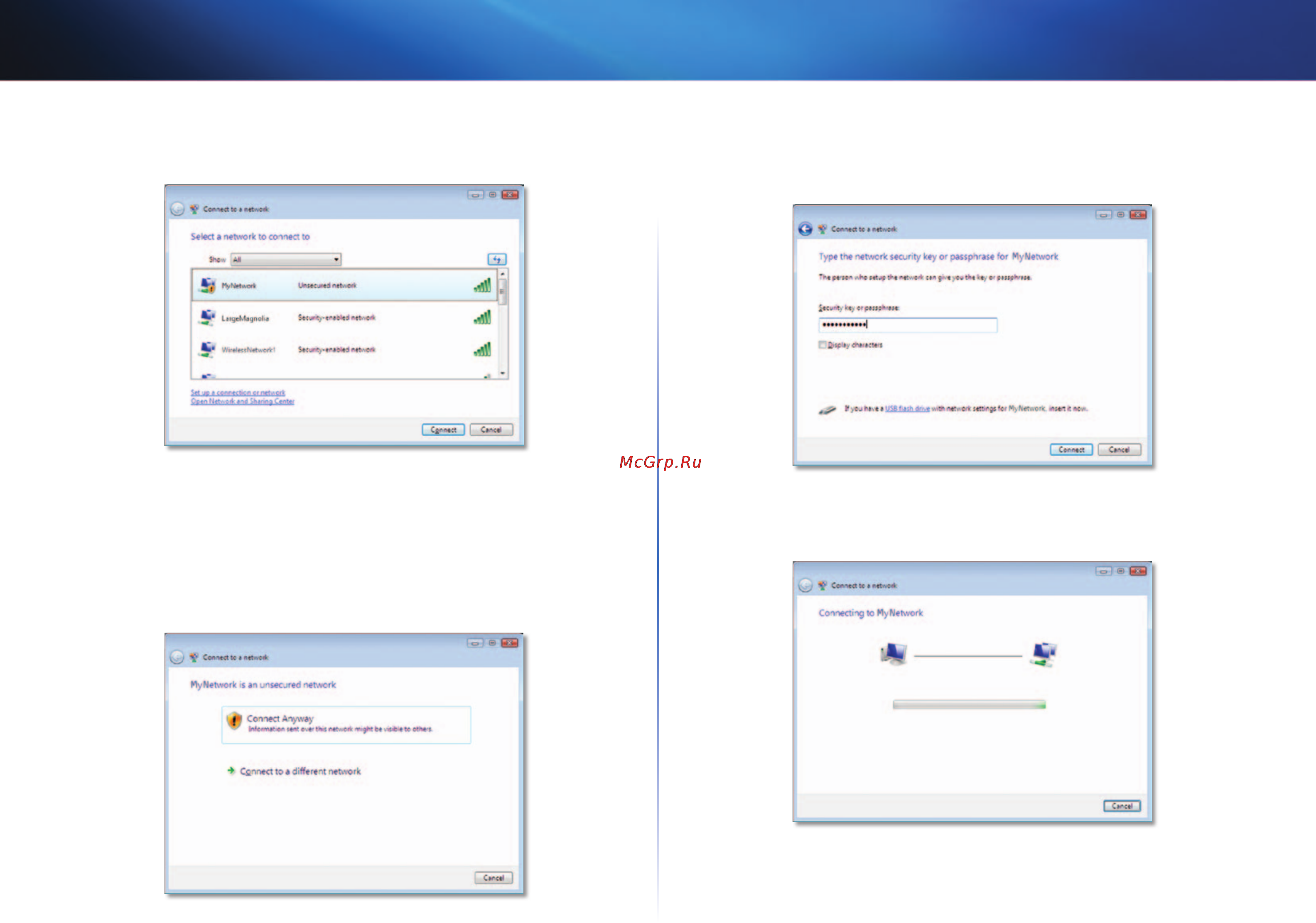 Linksys AE3000 [55/313] Konfiguration des wireless netzwerks windows vista