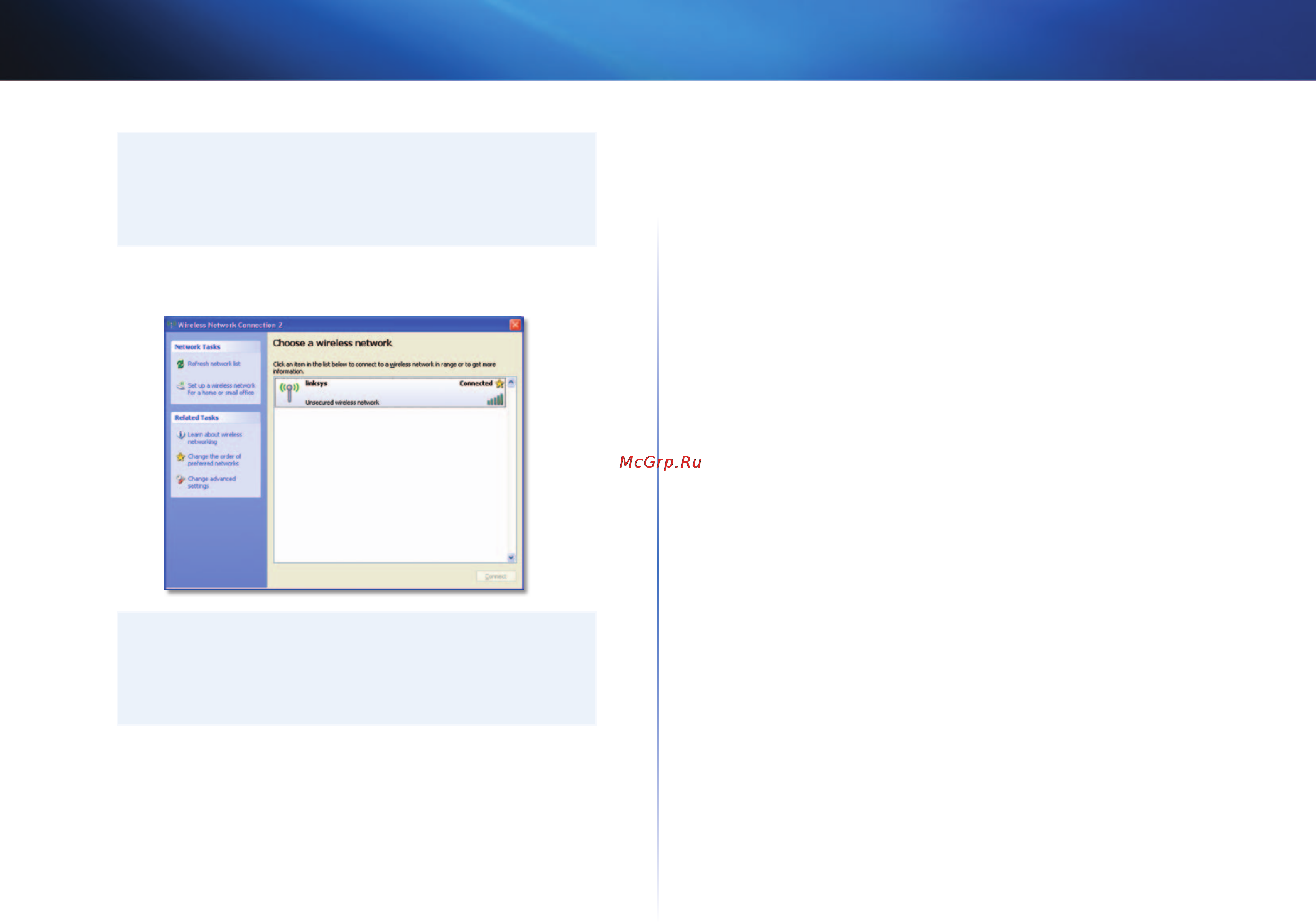 Linksys AE3000 [58/313] Konfiguration des wireless netzwerks windows xp