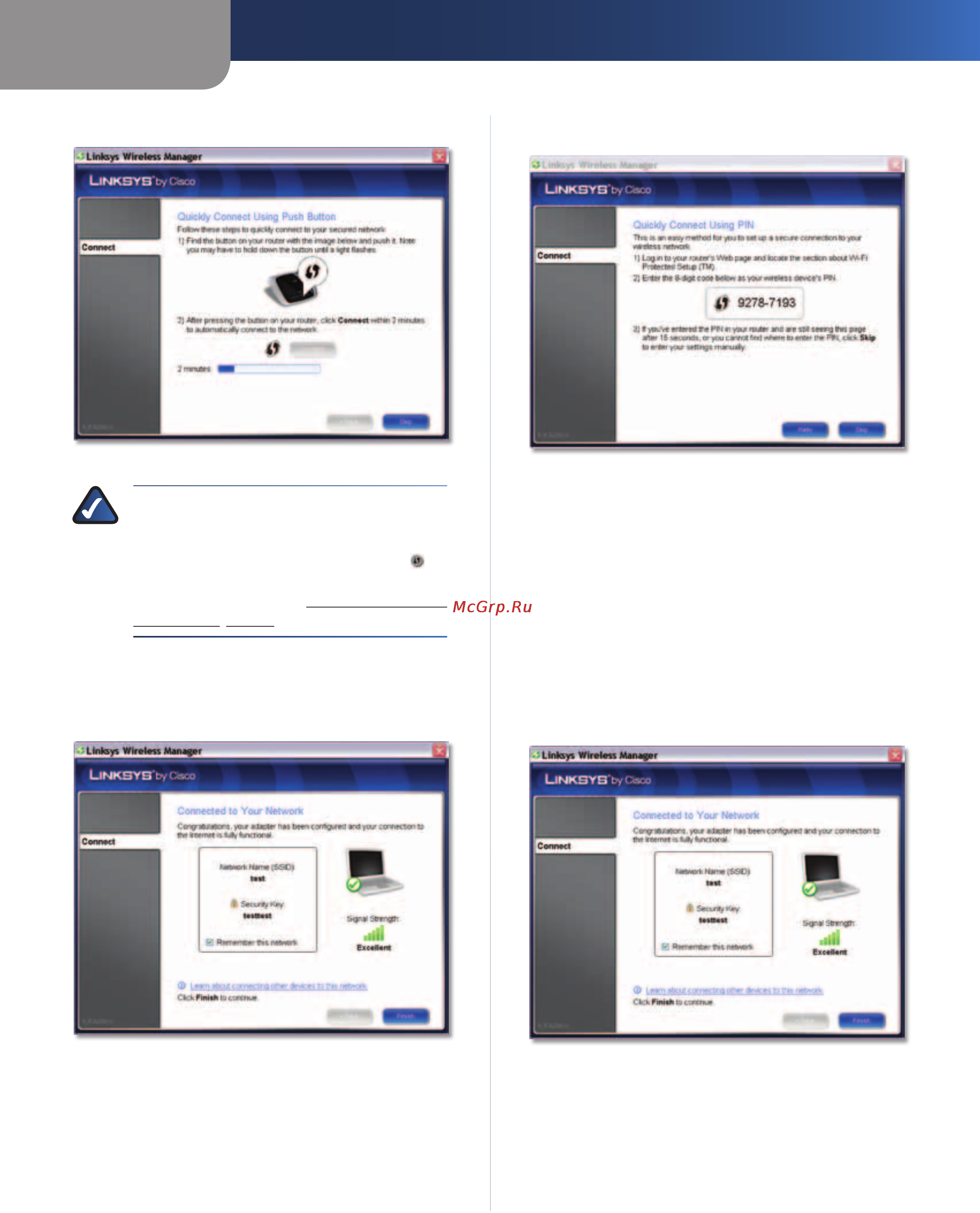 Linksys WUSB100 [10/35] Advanced configuration