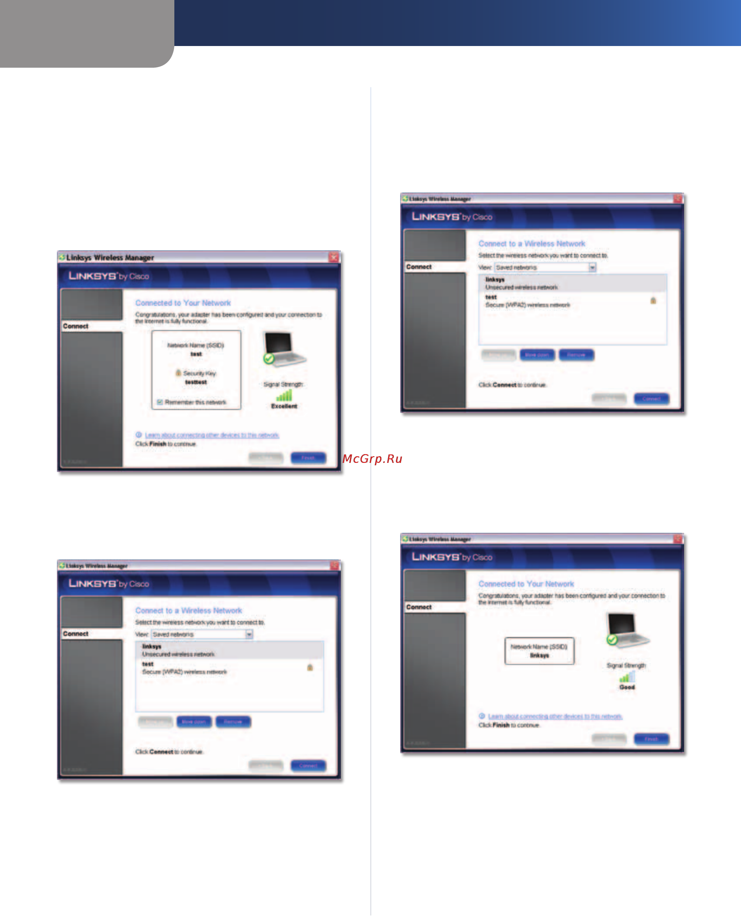 Linksys WUSB100 [11/35] Advanced configuration