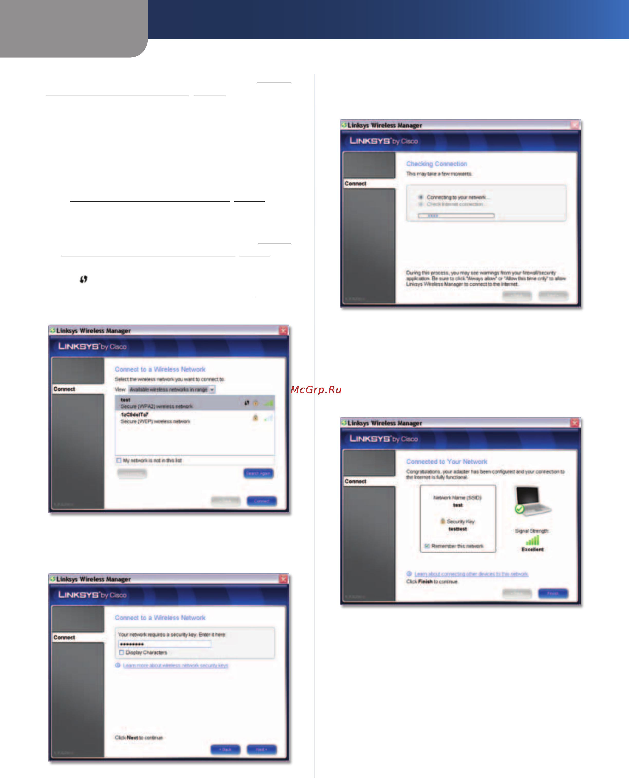 Linksys WUSB100 [7/35] Advanced configuration