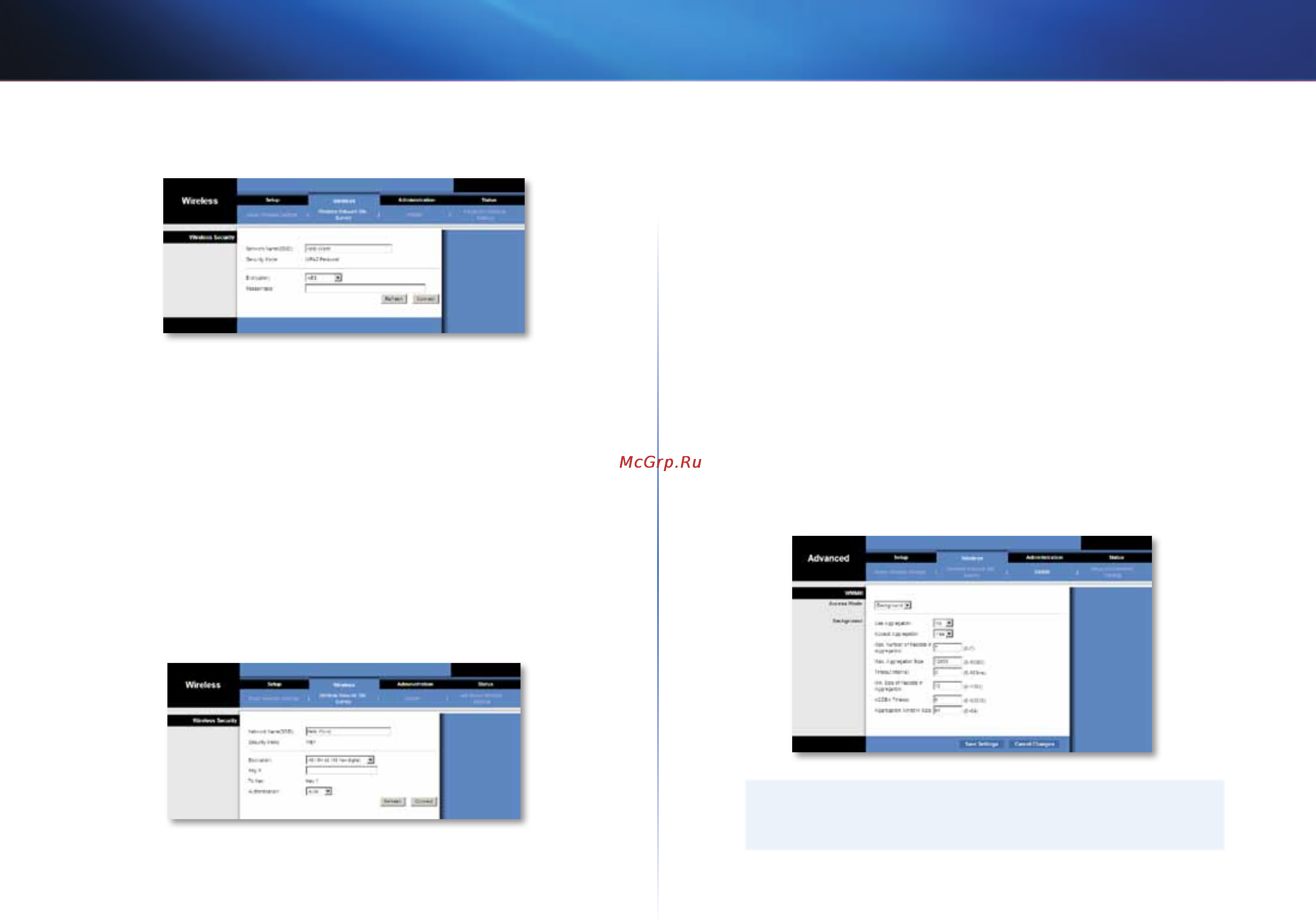 Linksys WES610N [201/546] Wireless sans fil wmm