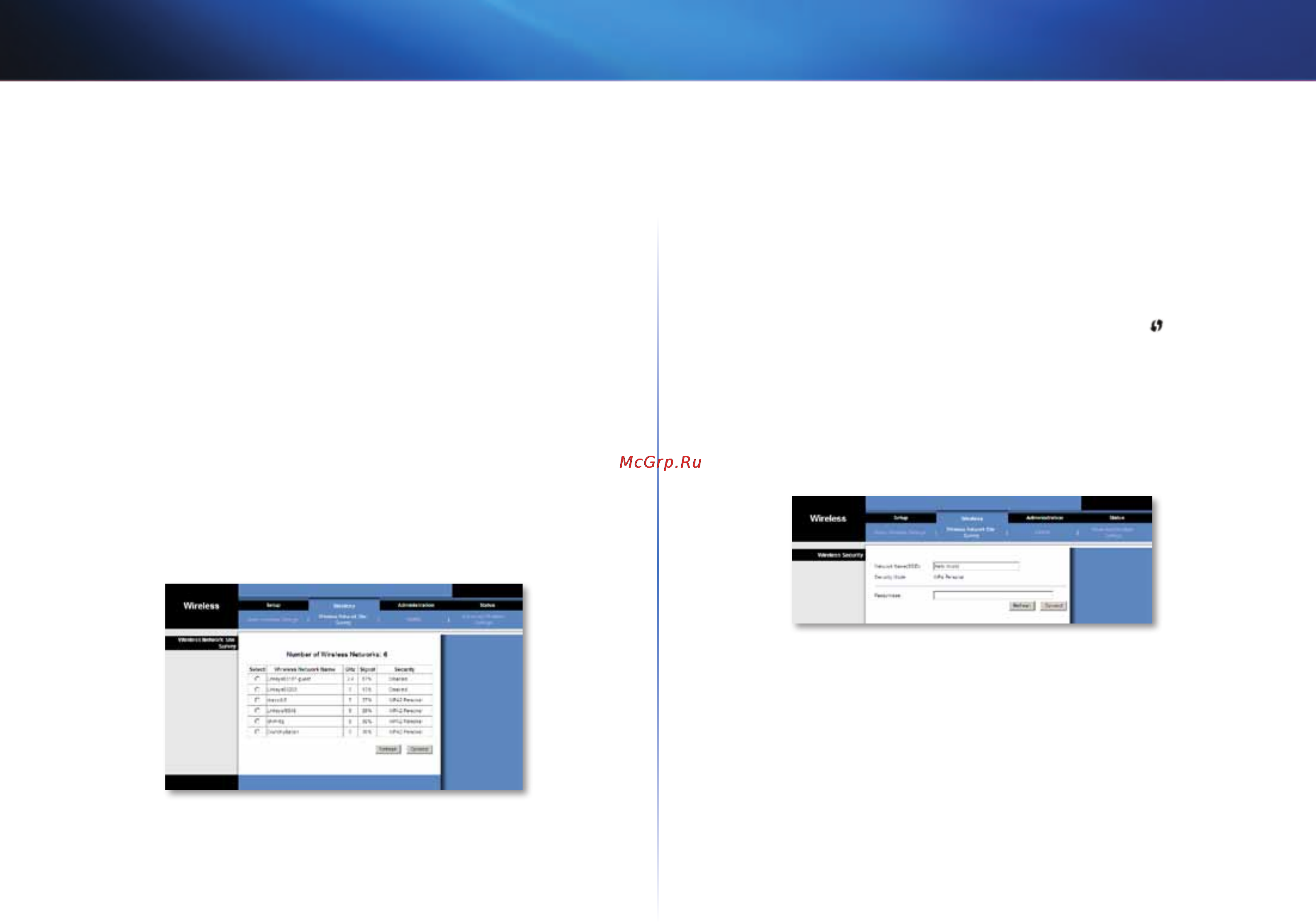 Linksys WES610N [242/546] Wireless vezeték nélküli wireless network site survey vezeték nélküli hálózat helyszín feltérképezése