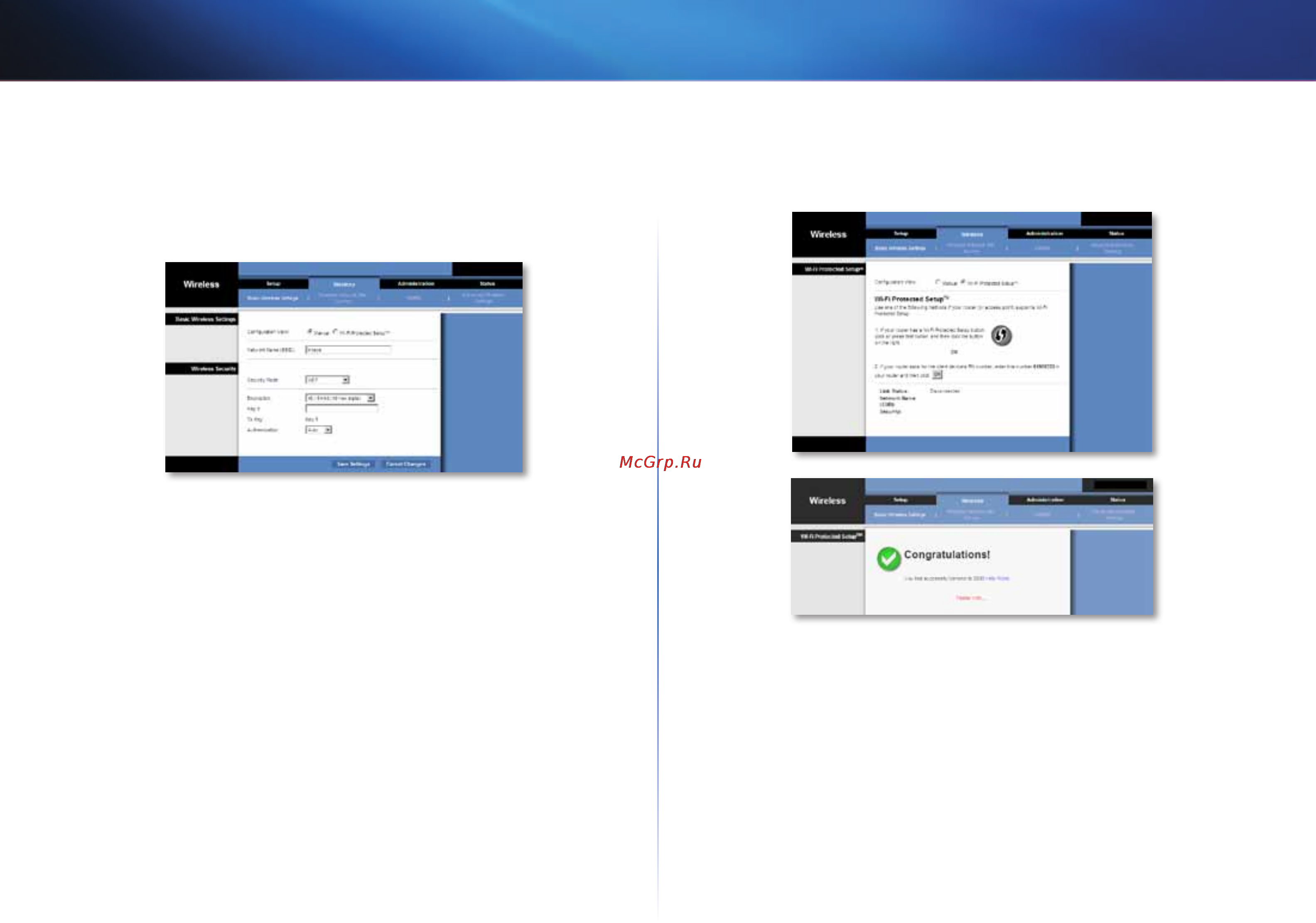 Linksys WES610N [262/546] Wi fi protected setup