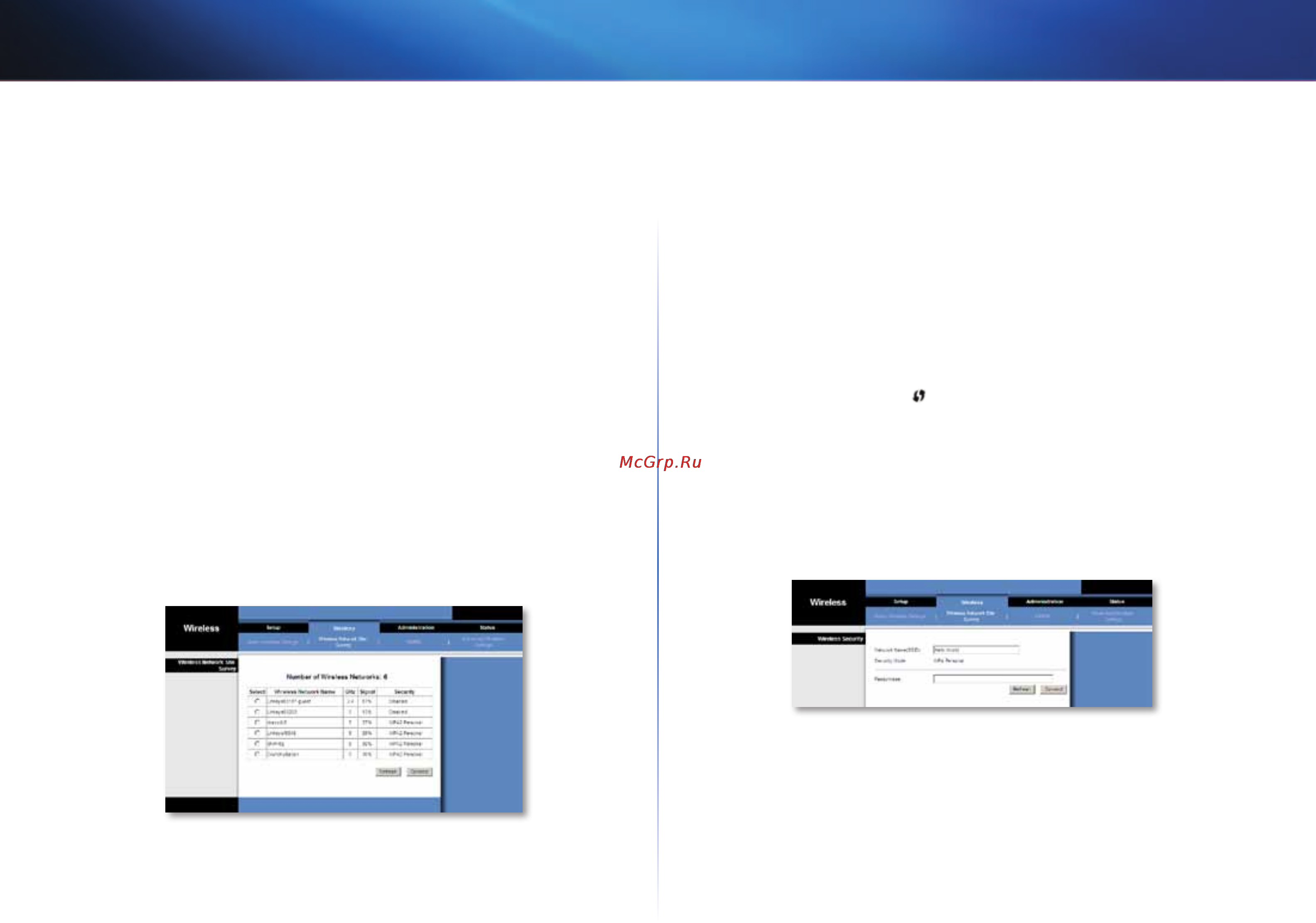 Linksys WES610N [305/546] Wireless wlan wireless network site survey site onderzoek over draadloze netwerken