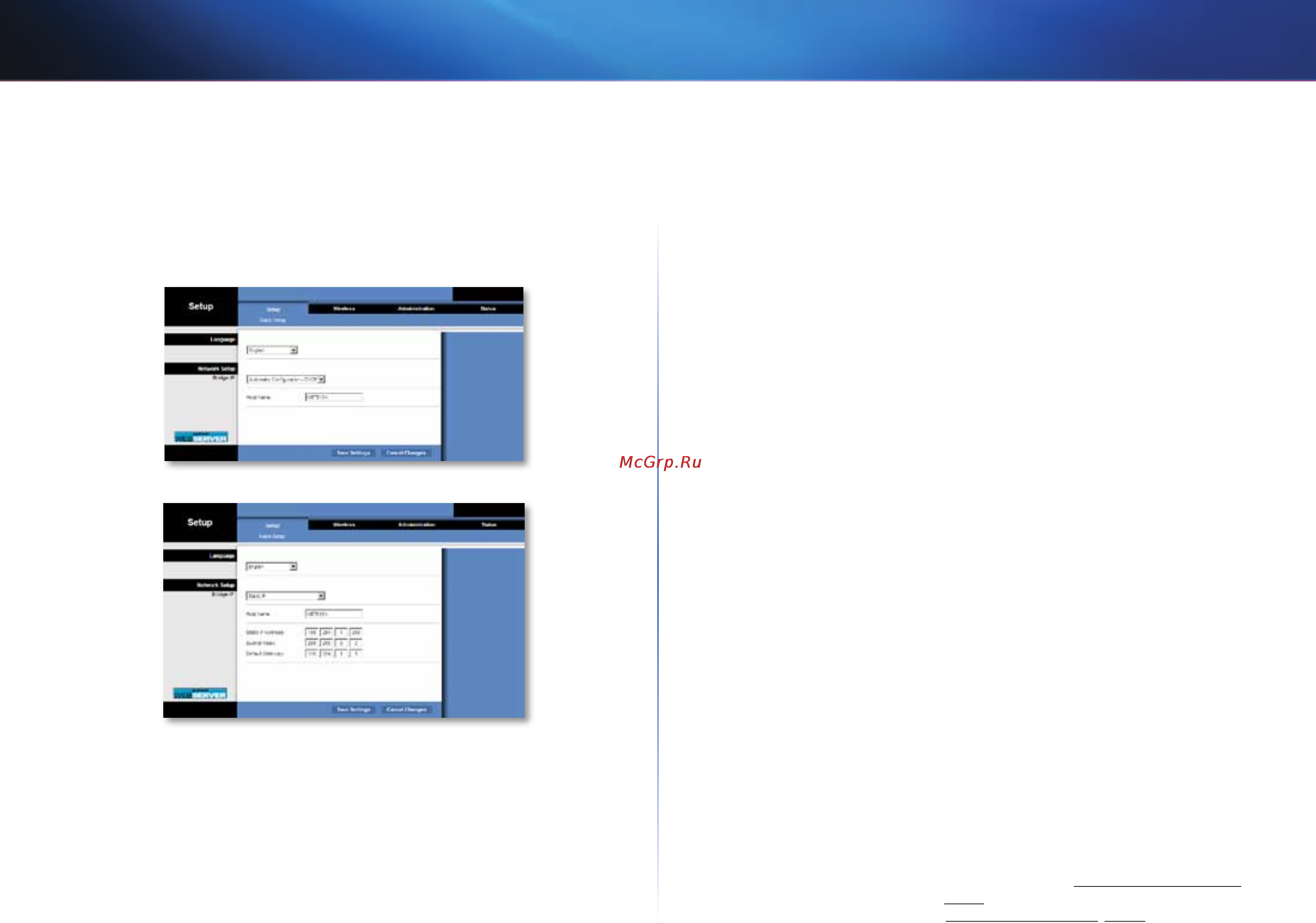 Linksys WES610N [323/546] Language språk