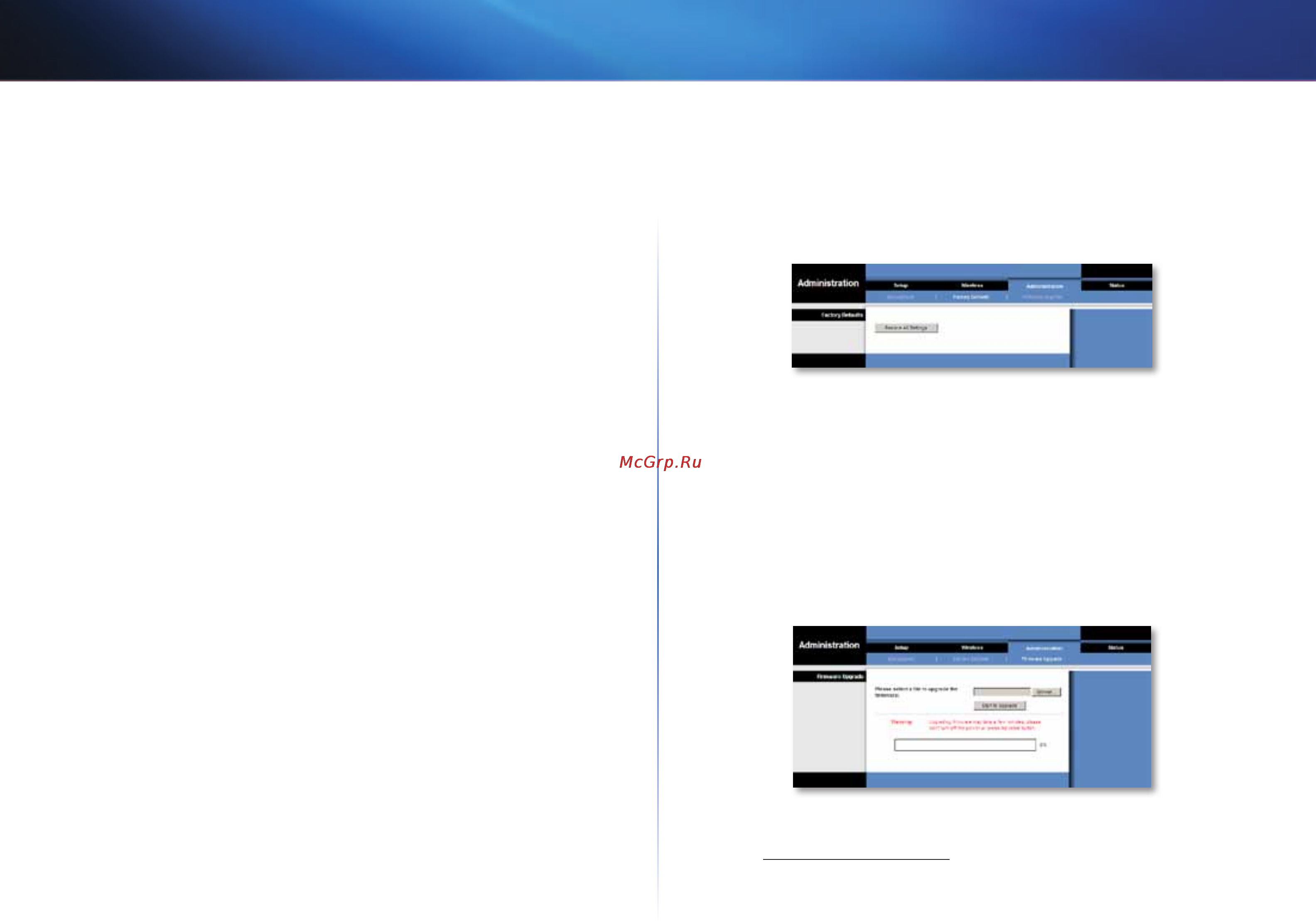 Linksys WES610N [352/546] Management zarządzanie