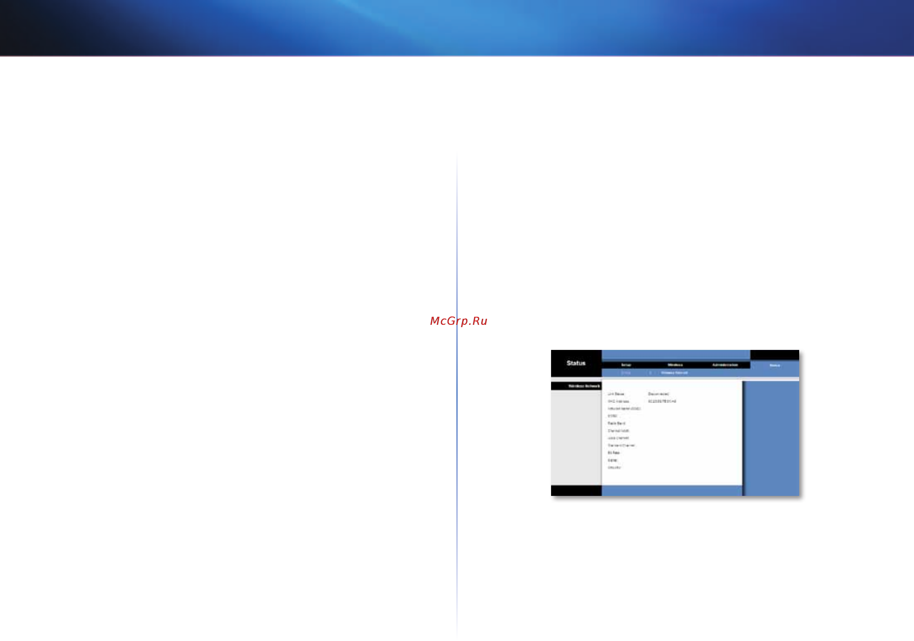 Linksys WES610N [38/546] Status الحالة wireless اللاسلكي
