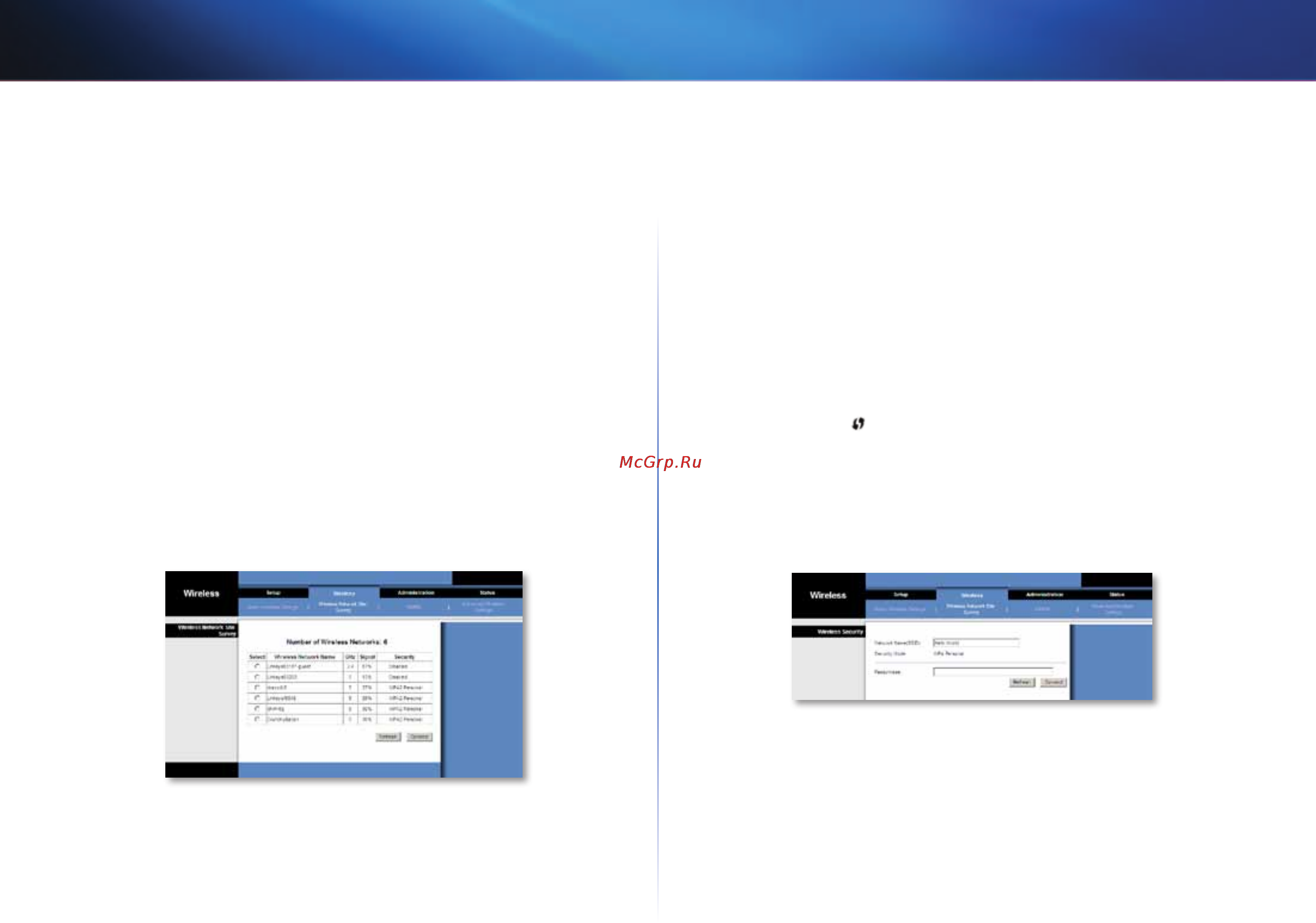 Linksys WES610N [452/546] Wireless network site survey pregled mest brezžičnega omrežja