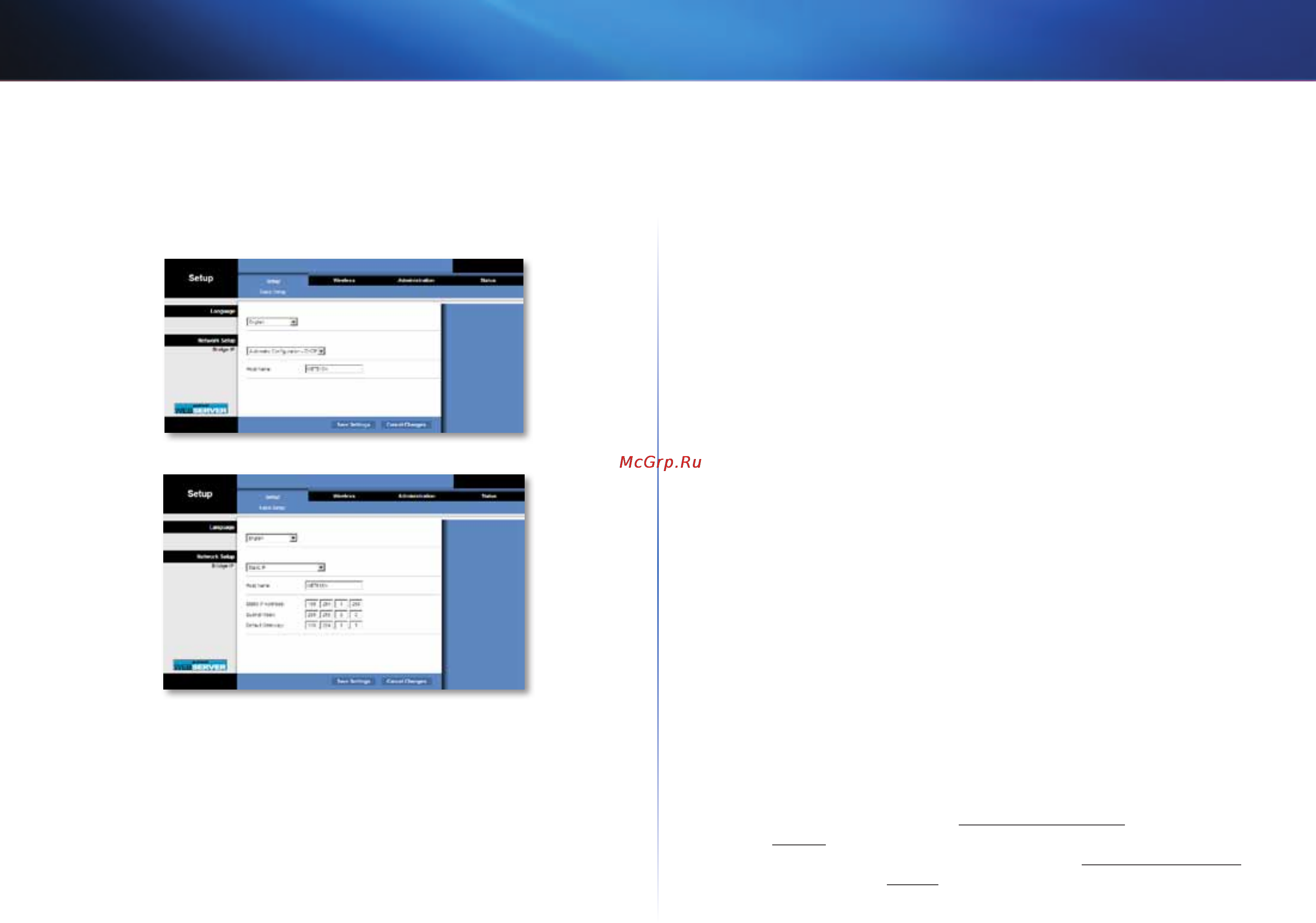Linksys WES610N [491/546] Setup ayarlar basic setup temel ayarlar