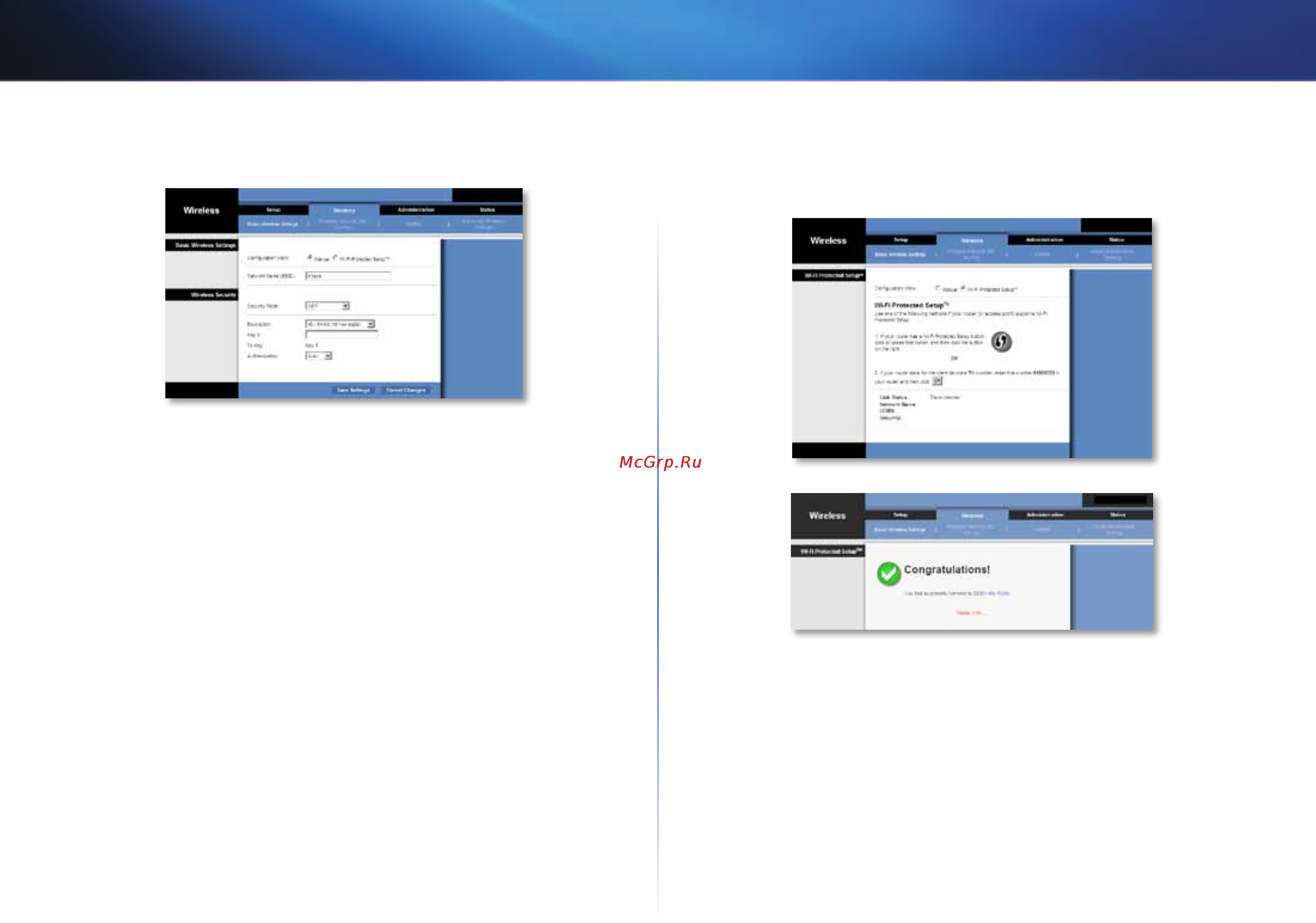 Linksys WES610N [514/546] Wi fi protected setup захищене встановлення wi fi