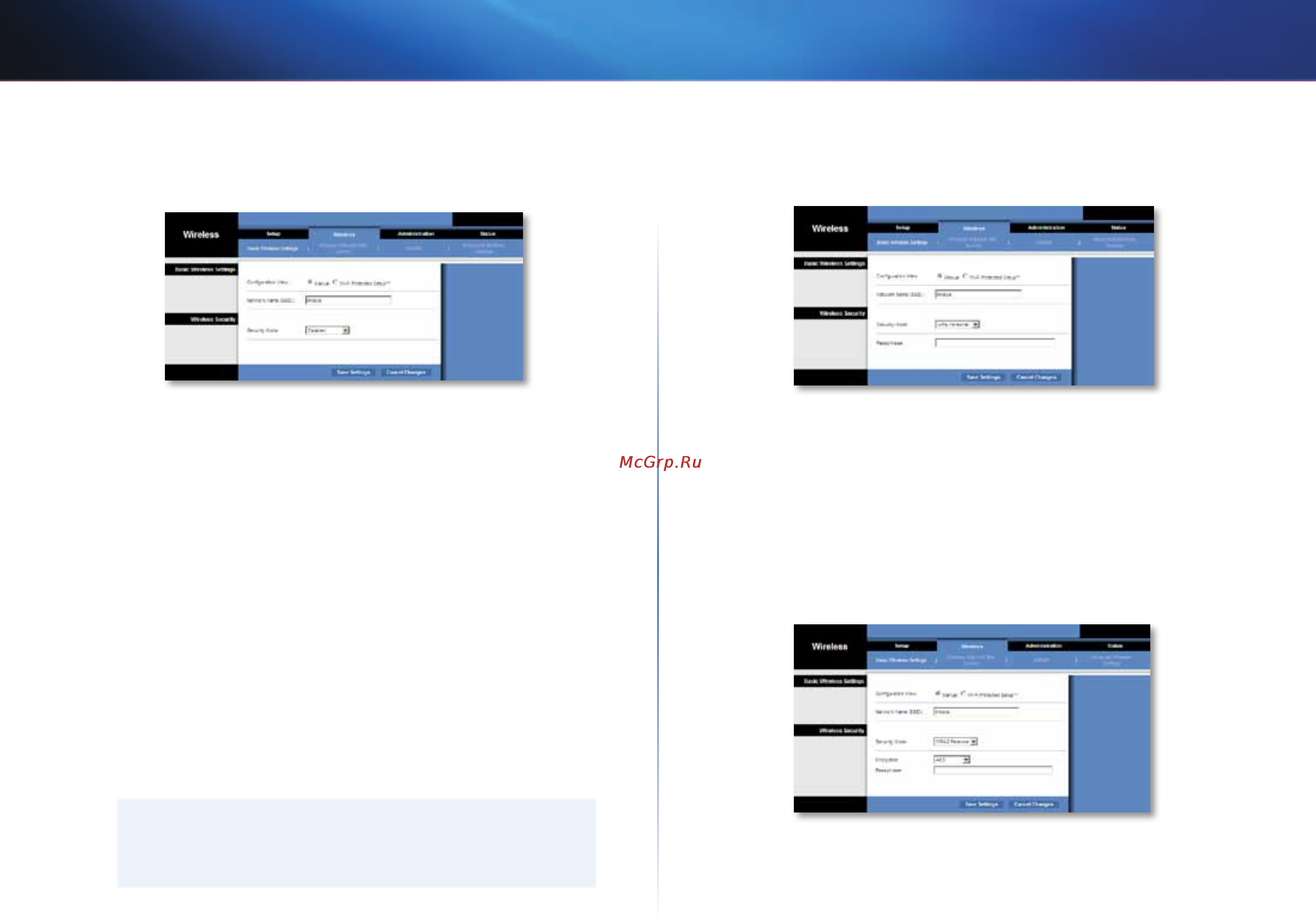 Linksys WES610N [534/546] Basic wireless settings cài đặt không dây cơ bản