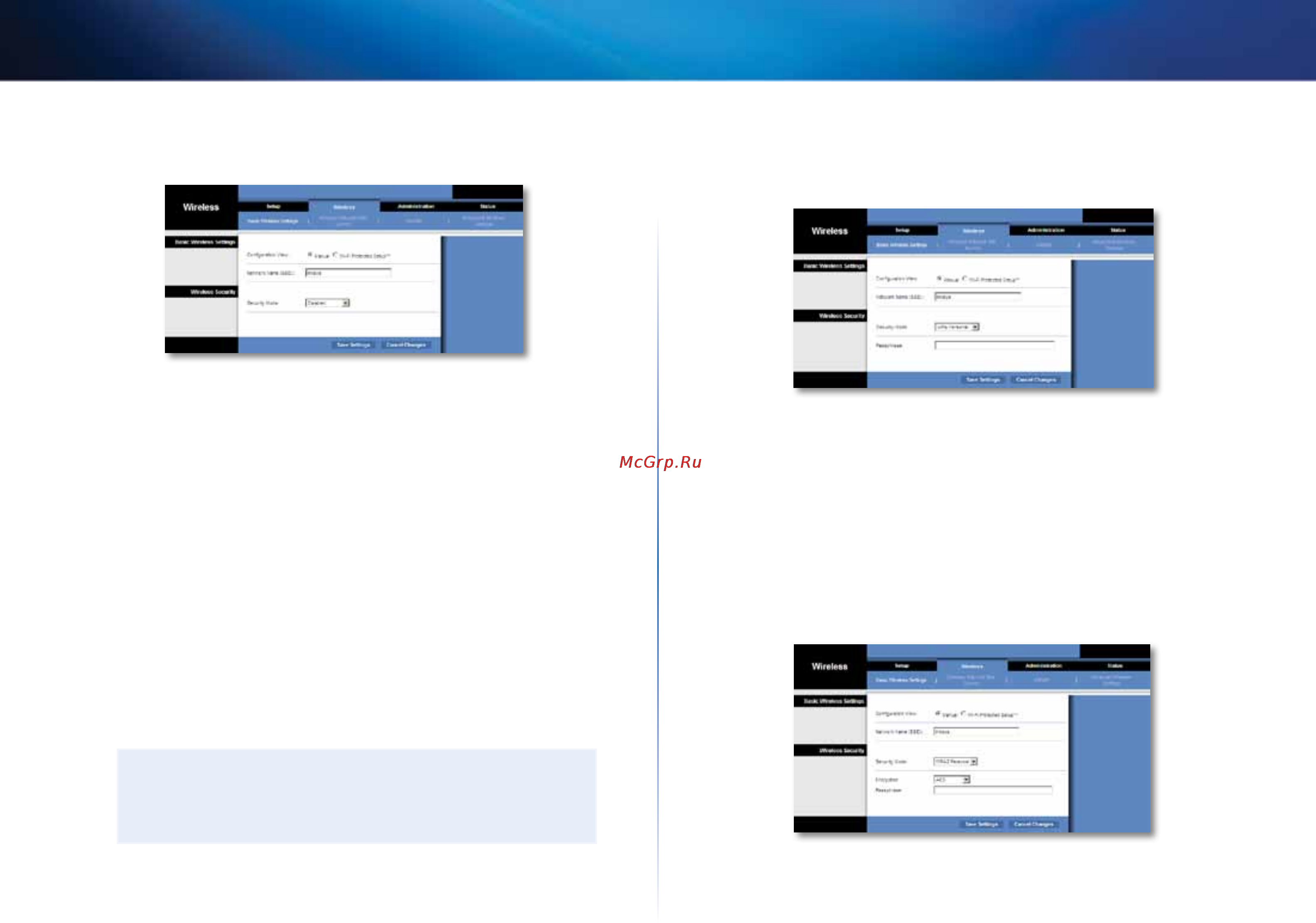 Linksys WES610N [9/546] Basic wireless settings