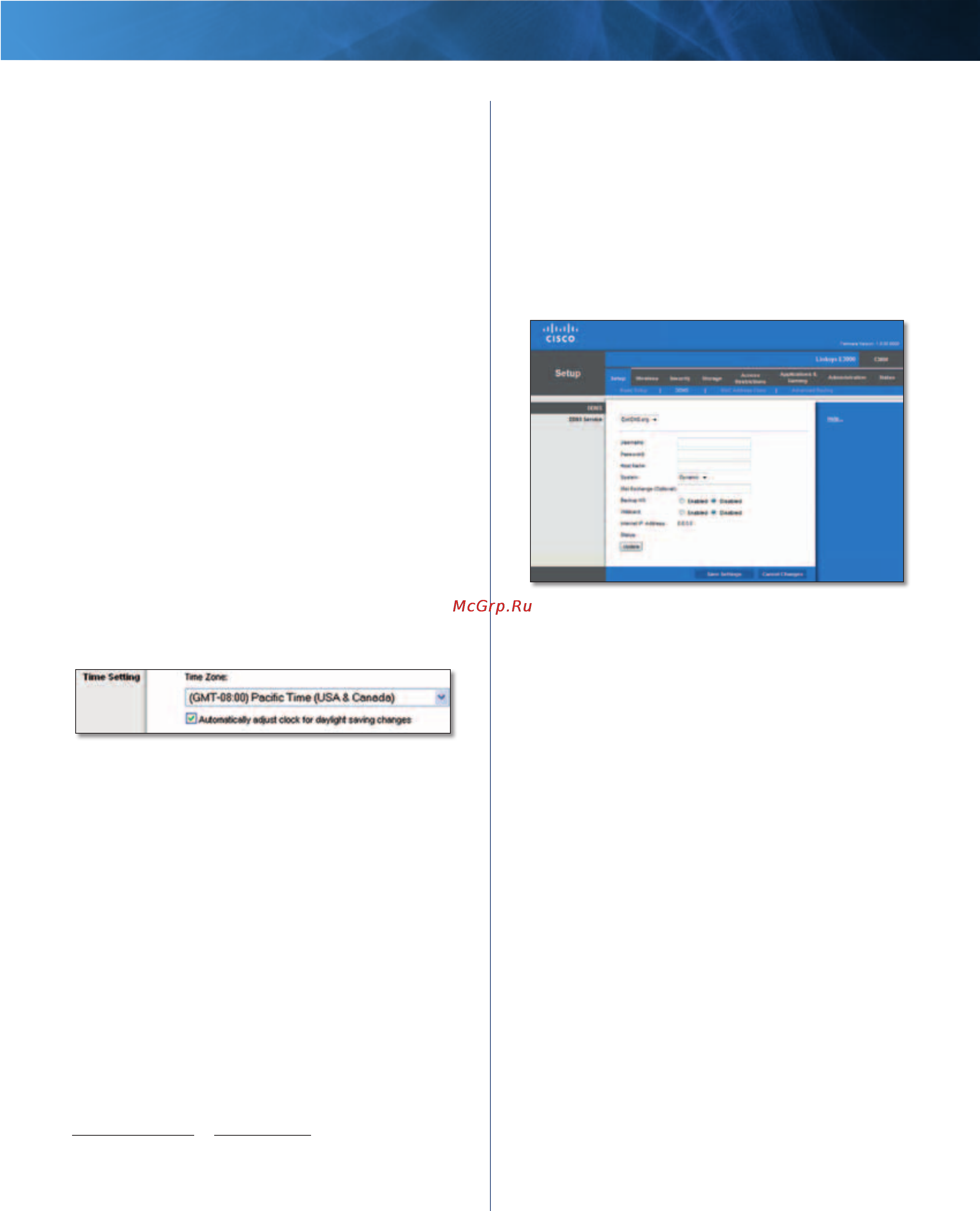 Linksys E3000 [20/80] Setup ddns