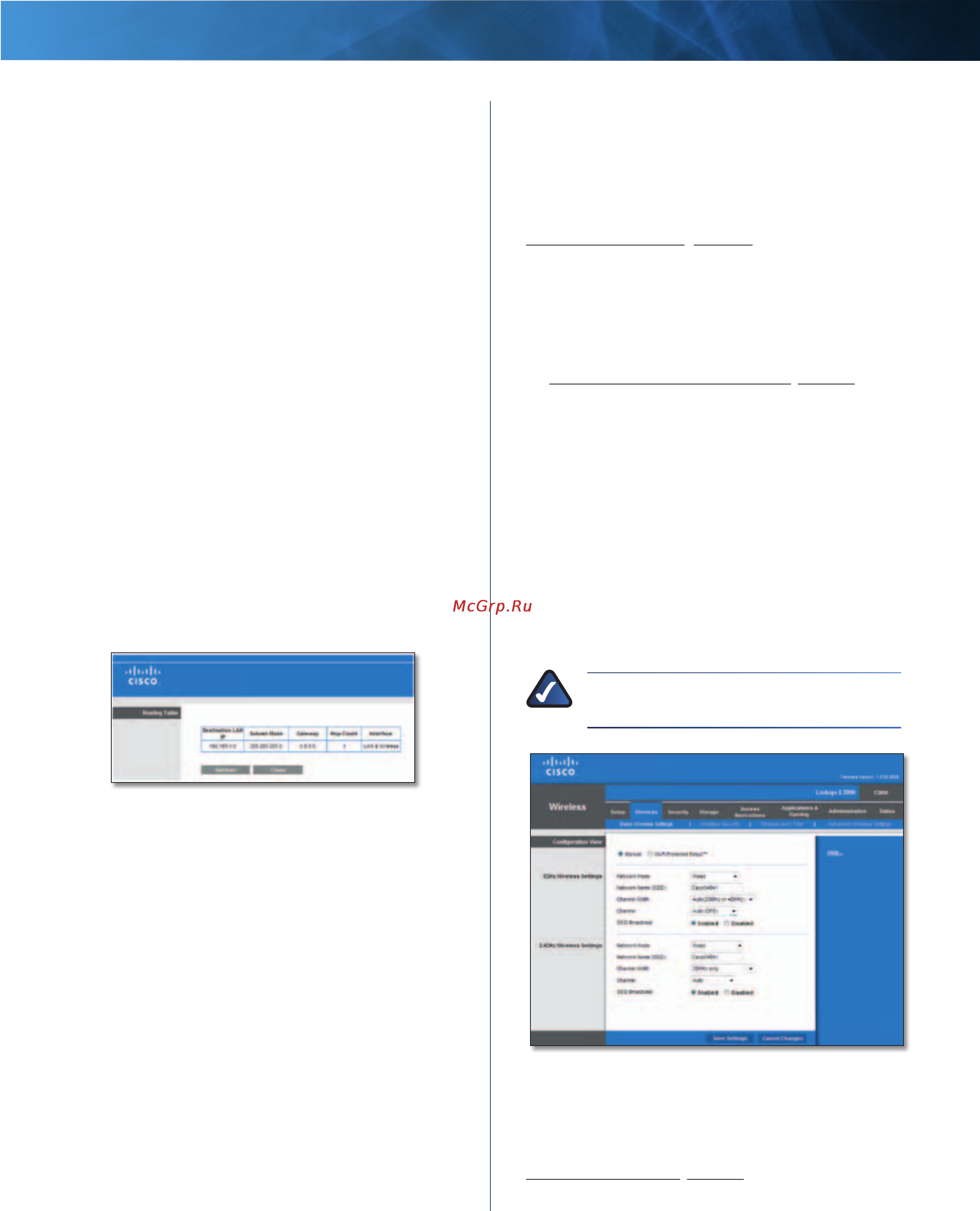 Linksys E3000 [22/80] Wireless basic wireless settings