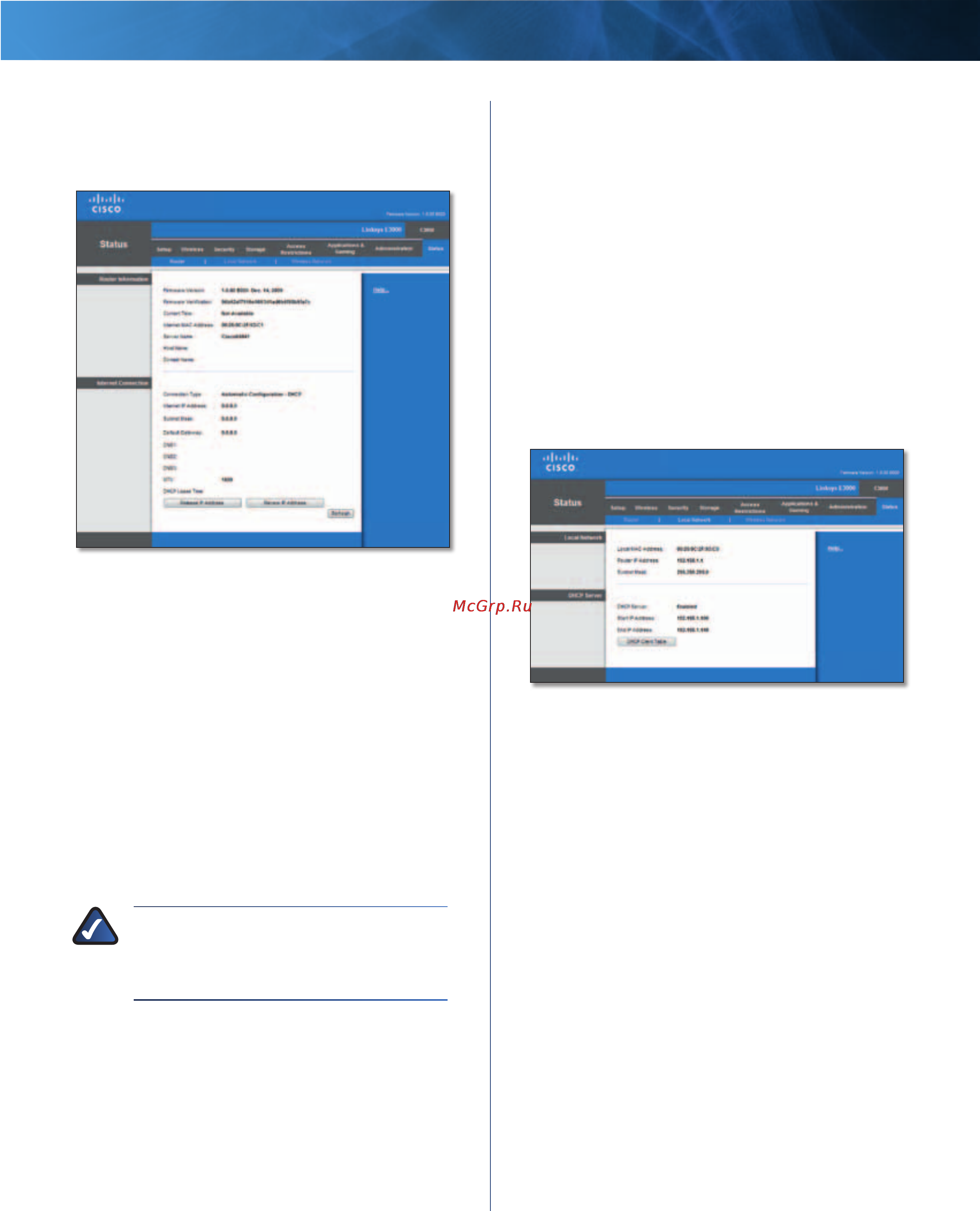 Linksys E3000 [44/80] Local network