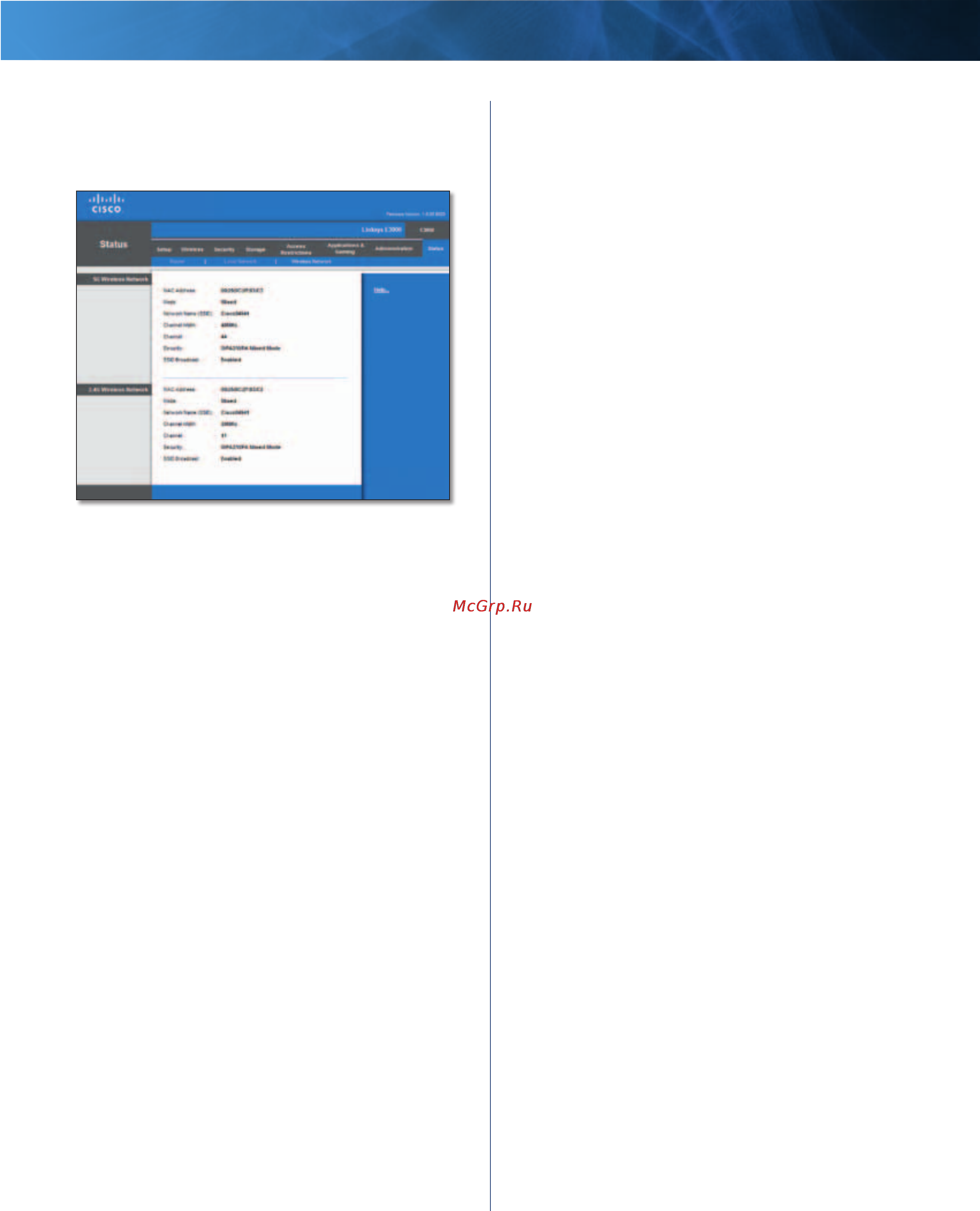 Linksys E3000 [45/80] Wireless network