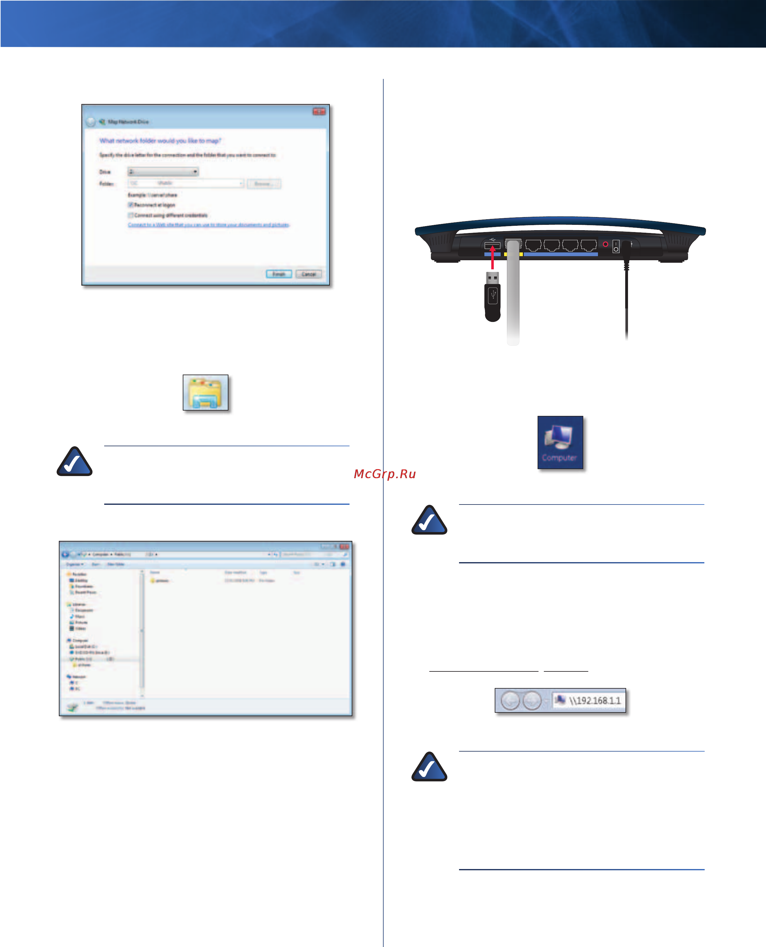 Linksys E3000 [50/80] Access mapped drive