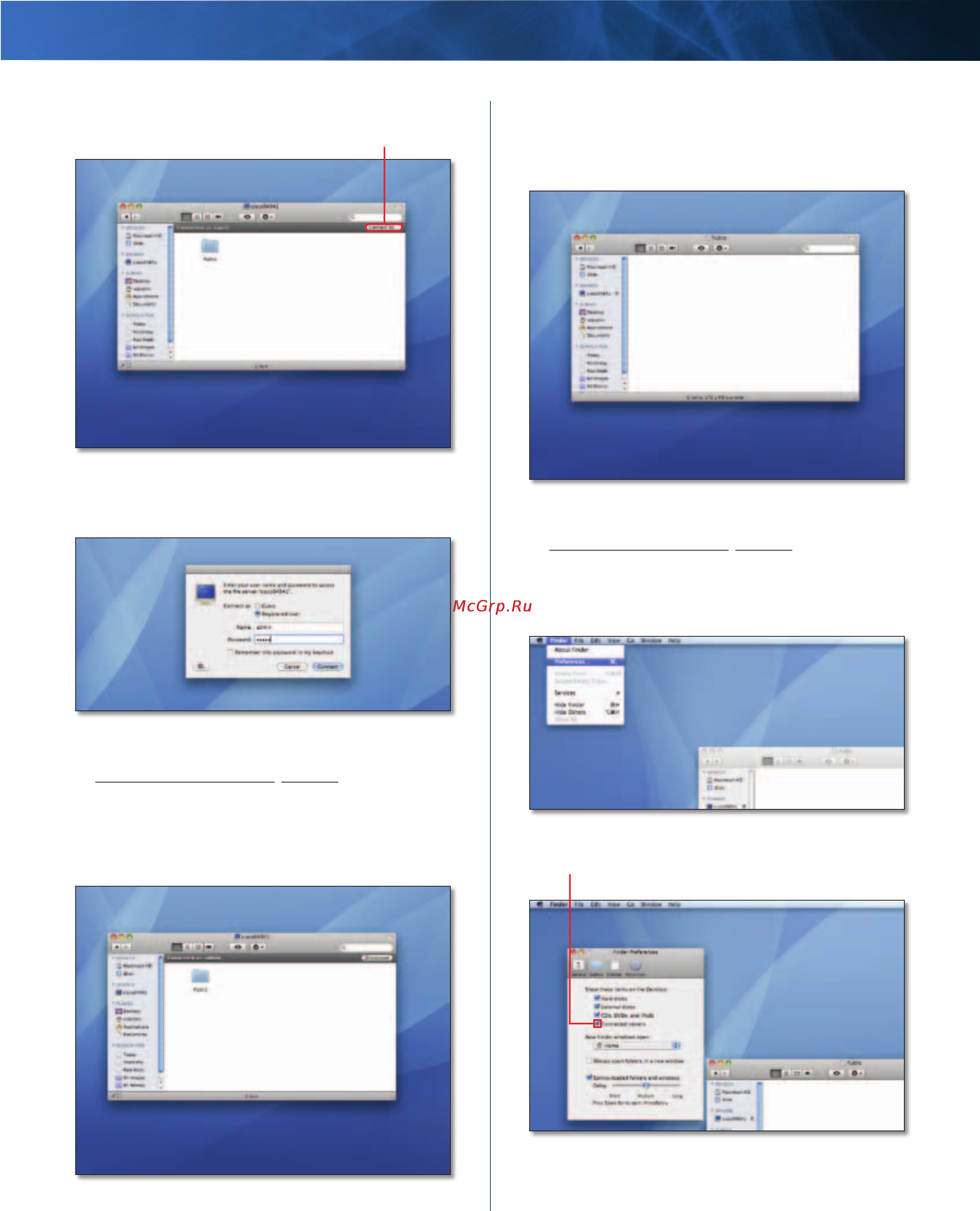 Linksys E3000 [56/80] Display shared folder on the desktop
