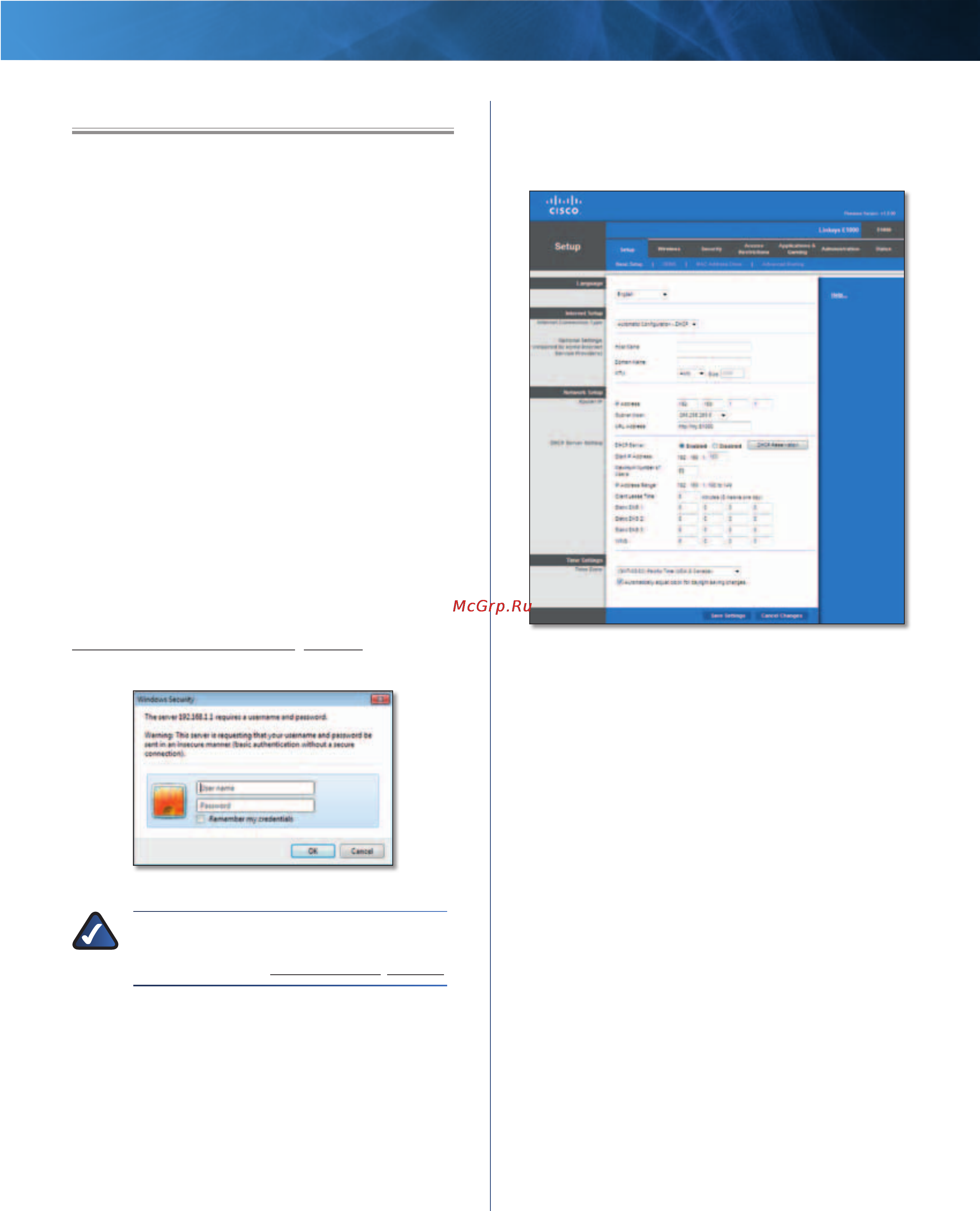 Linksys E1000 [16/60] How to access the browser based utility