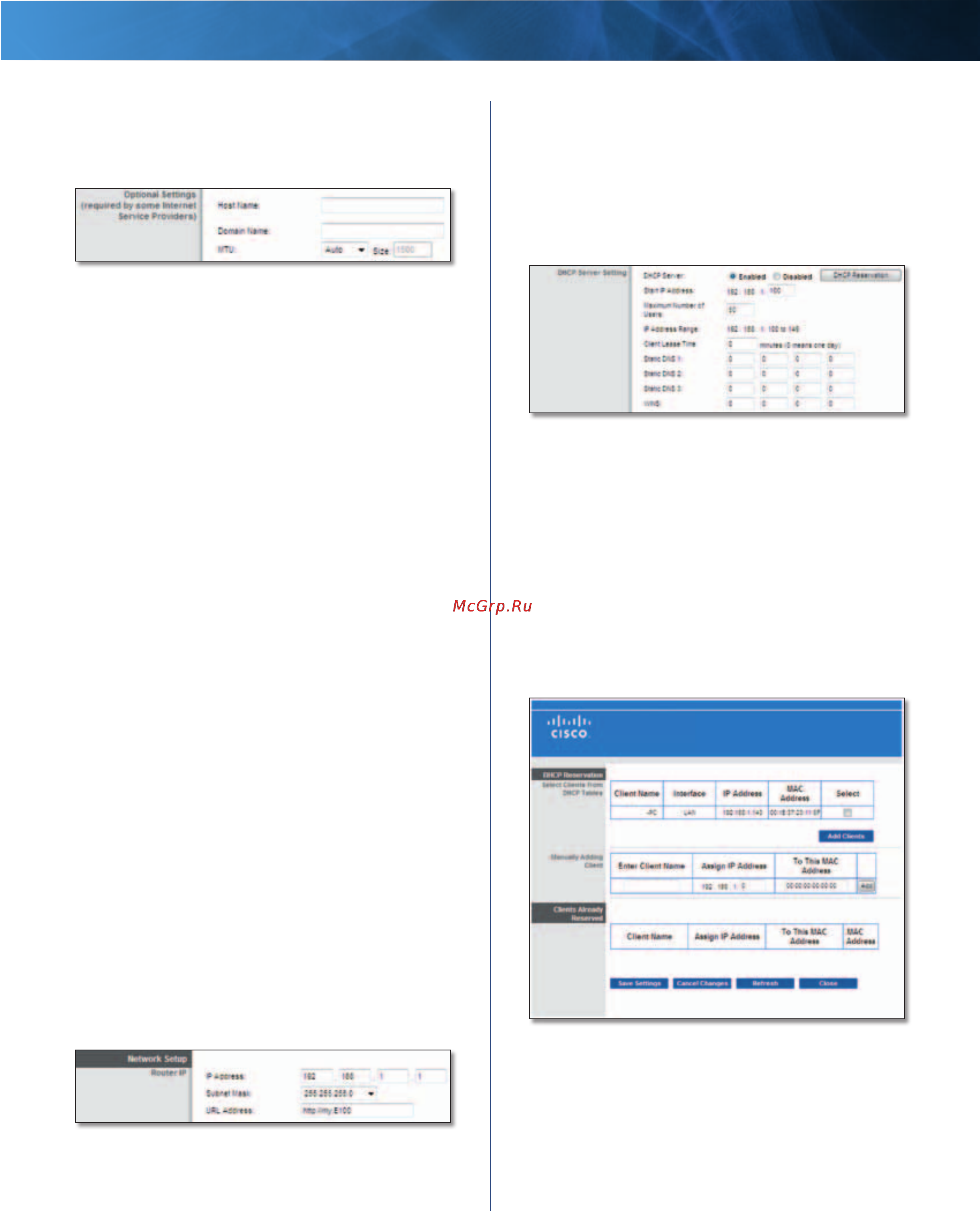 Linksys E1000 [19/60] Linksys e1000 chapter 3 advanced configuration