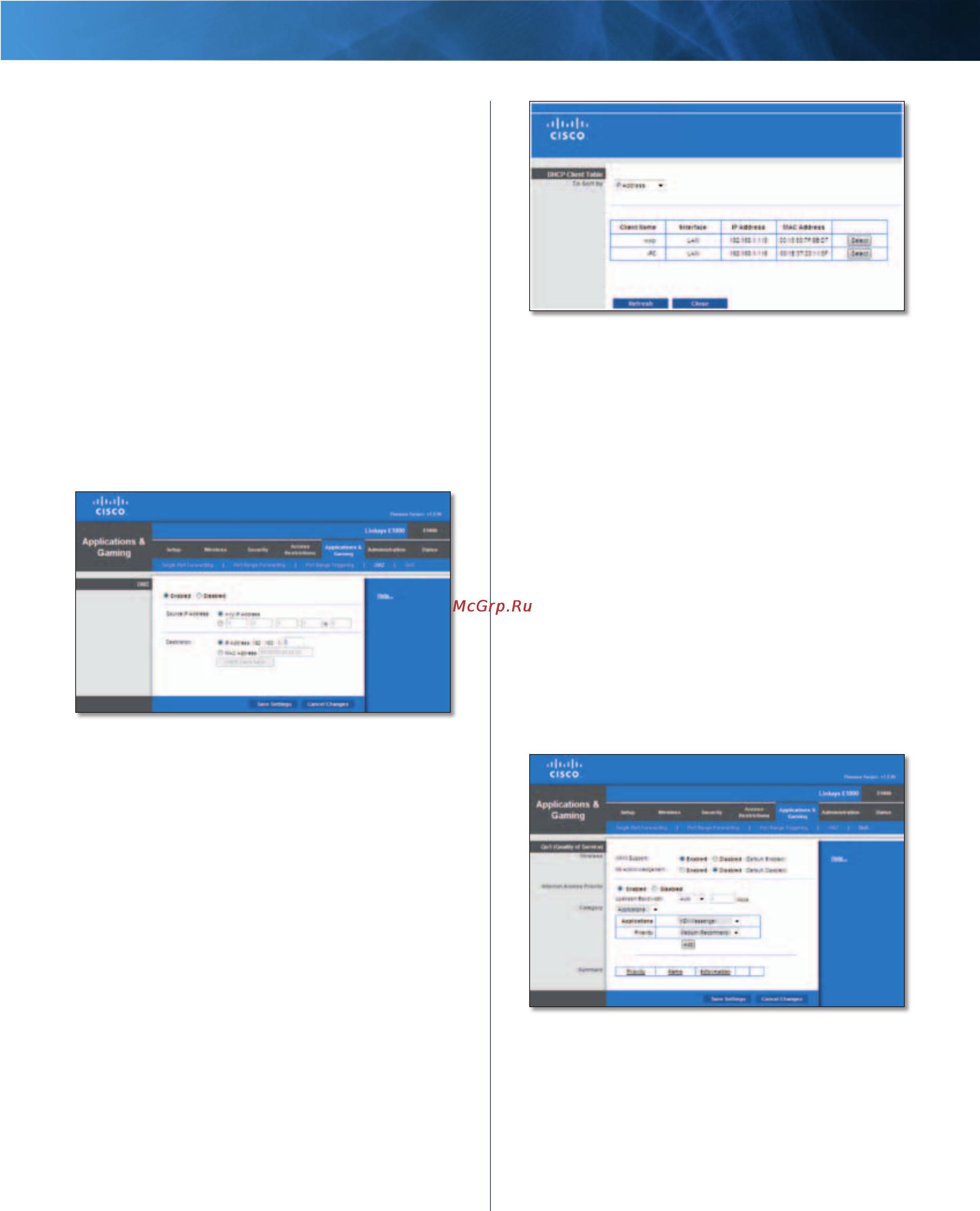 Linksys E1000 [32/60] Linksys e1000 chapter 3 advanced configuration