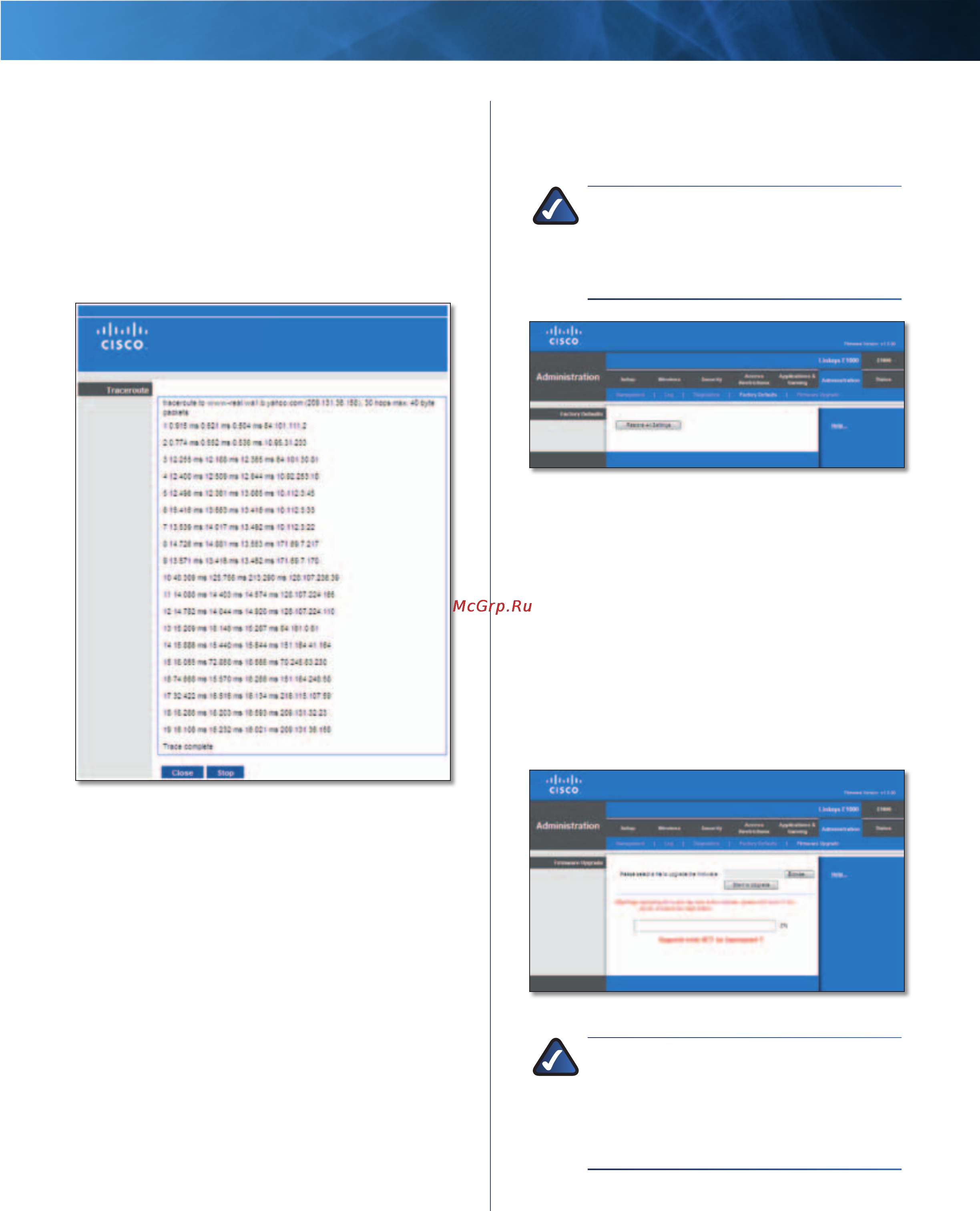 Linksys E1000 [37/60] Factory defaults