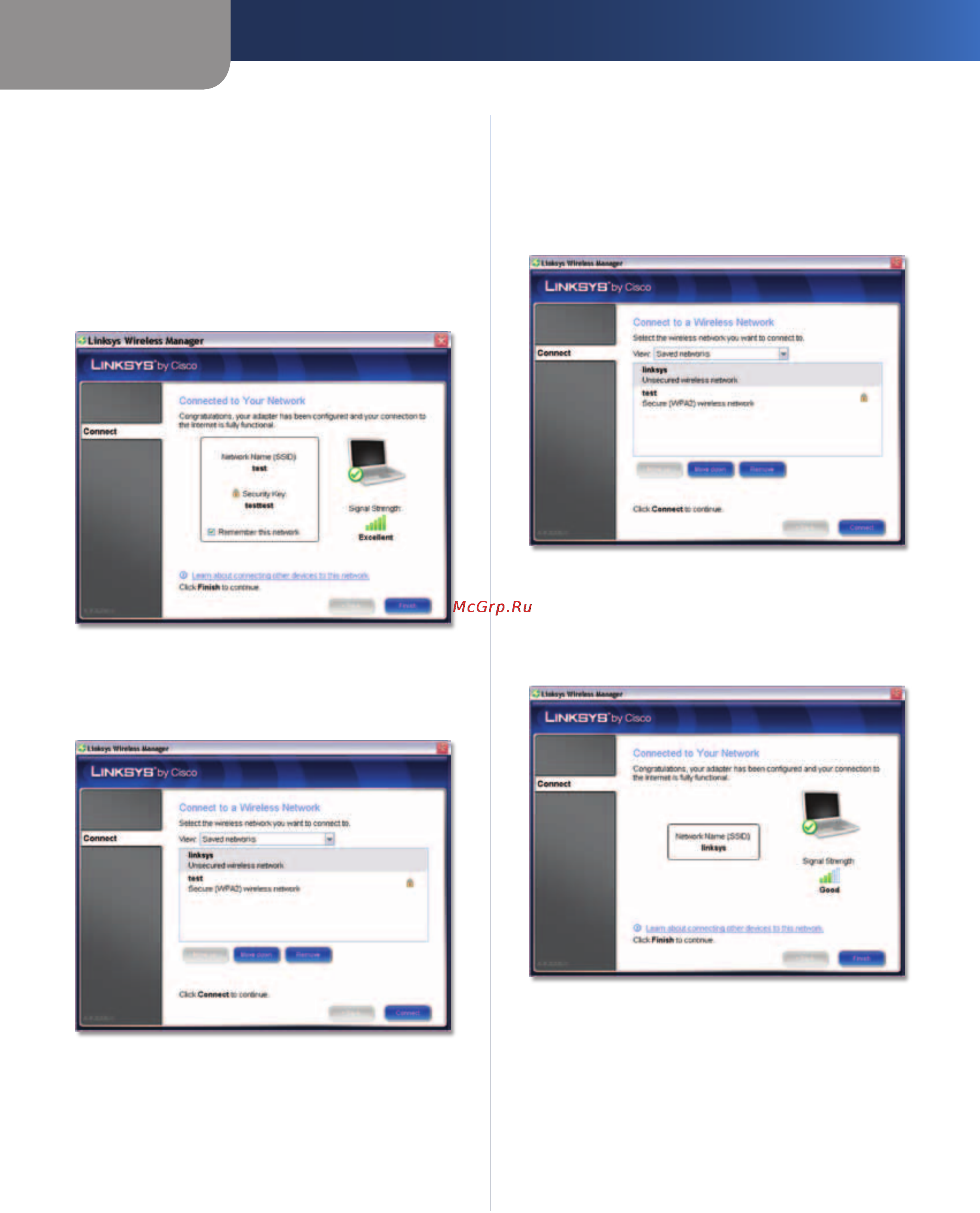 Linksys WUSB600N [11/40] Advanced configuration