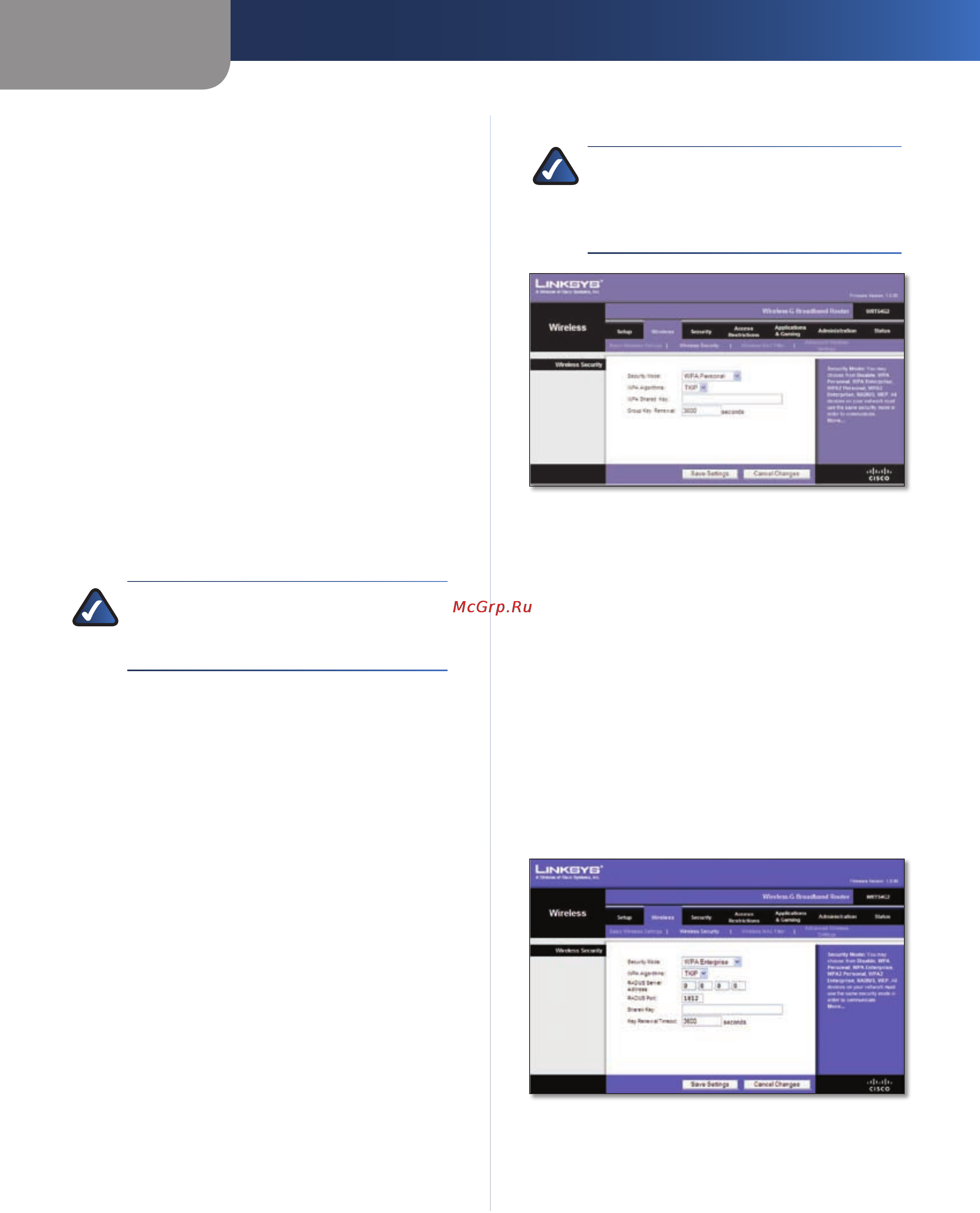 Linksys WRT54G2 [245/368] Geavanceerde configuratie