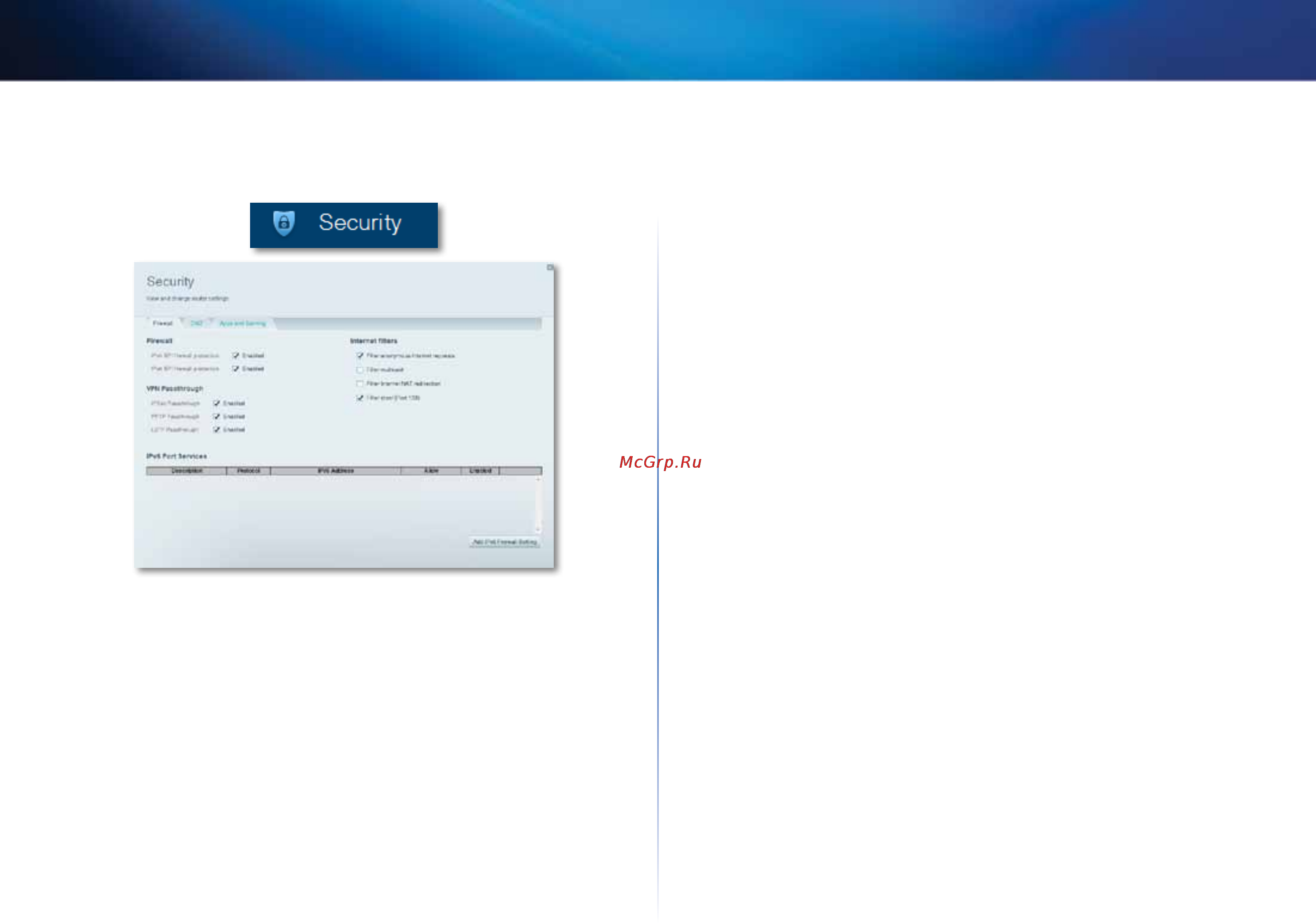 Linksys EA6500 Инструкция по эксплуатации онлайн [389/531] 46380